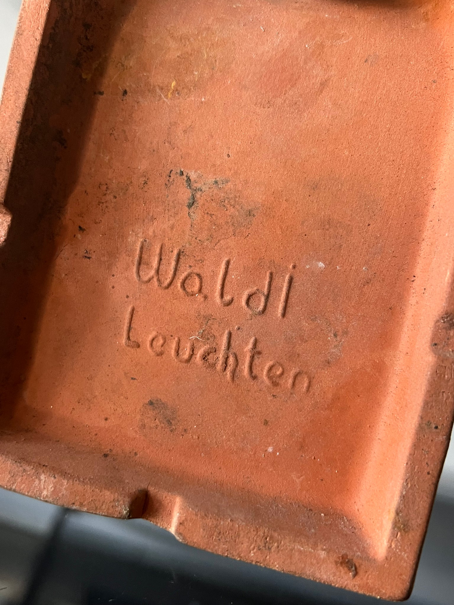 Vintage ceramic table/wall lamp – Waldi Leuchten