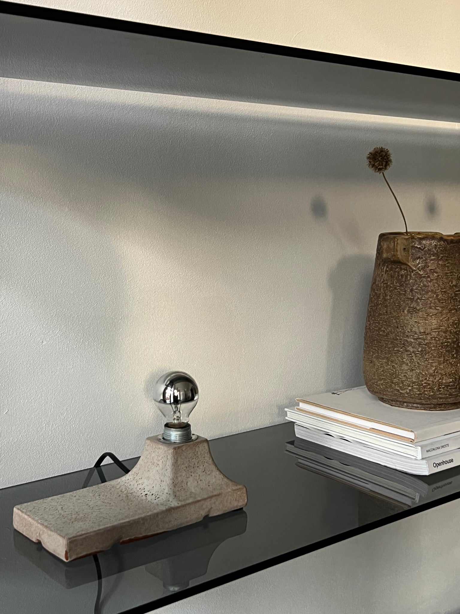 Vintage ceramic table/wall lamp – Waldi Leuchten