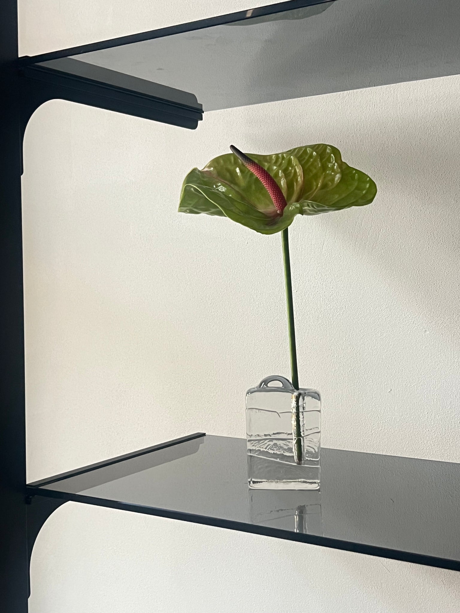 Heiner Düsterhaus crystal solifleur vase