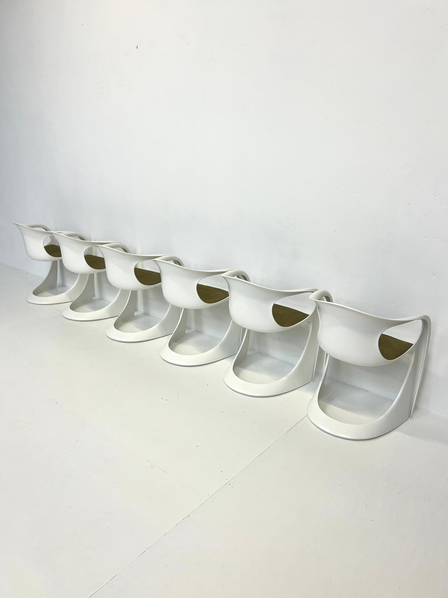 Set of 6 vintage casalino dining chairs by Alexander Begge for Casala