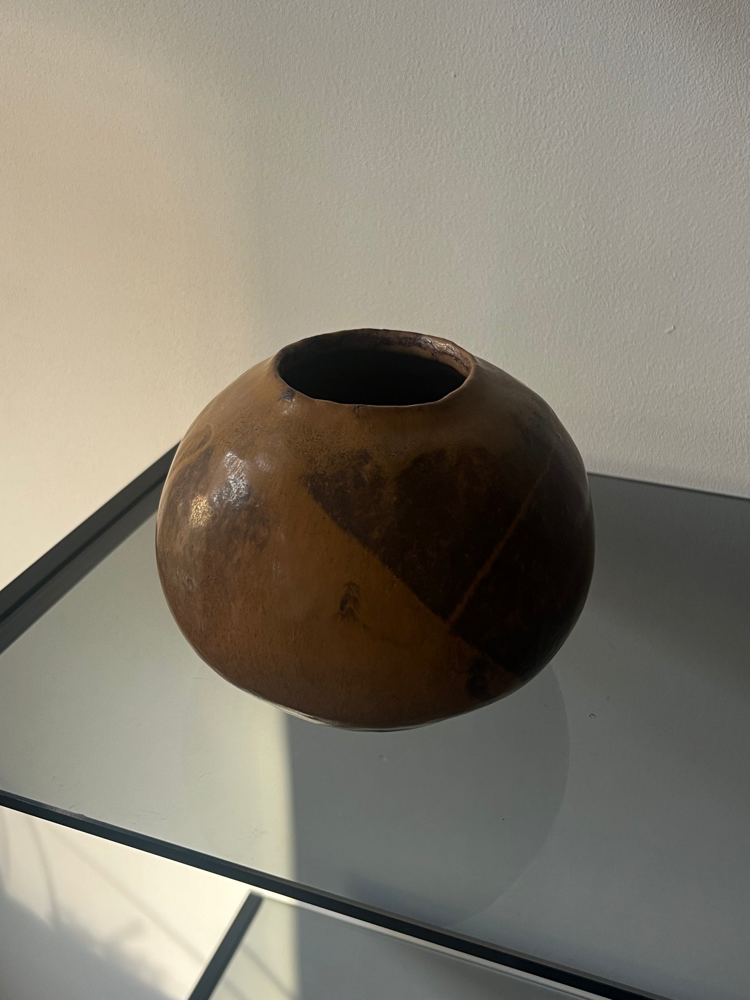 Vintage handmade ceramic vase