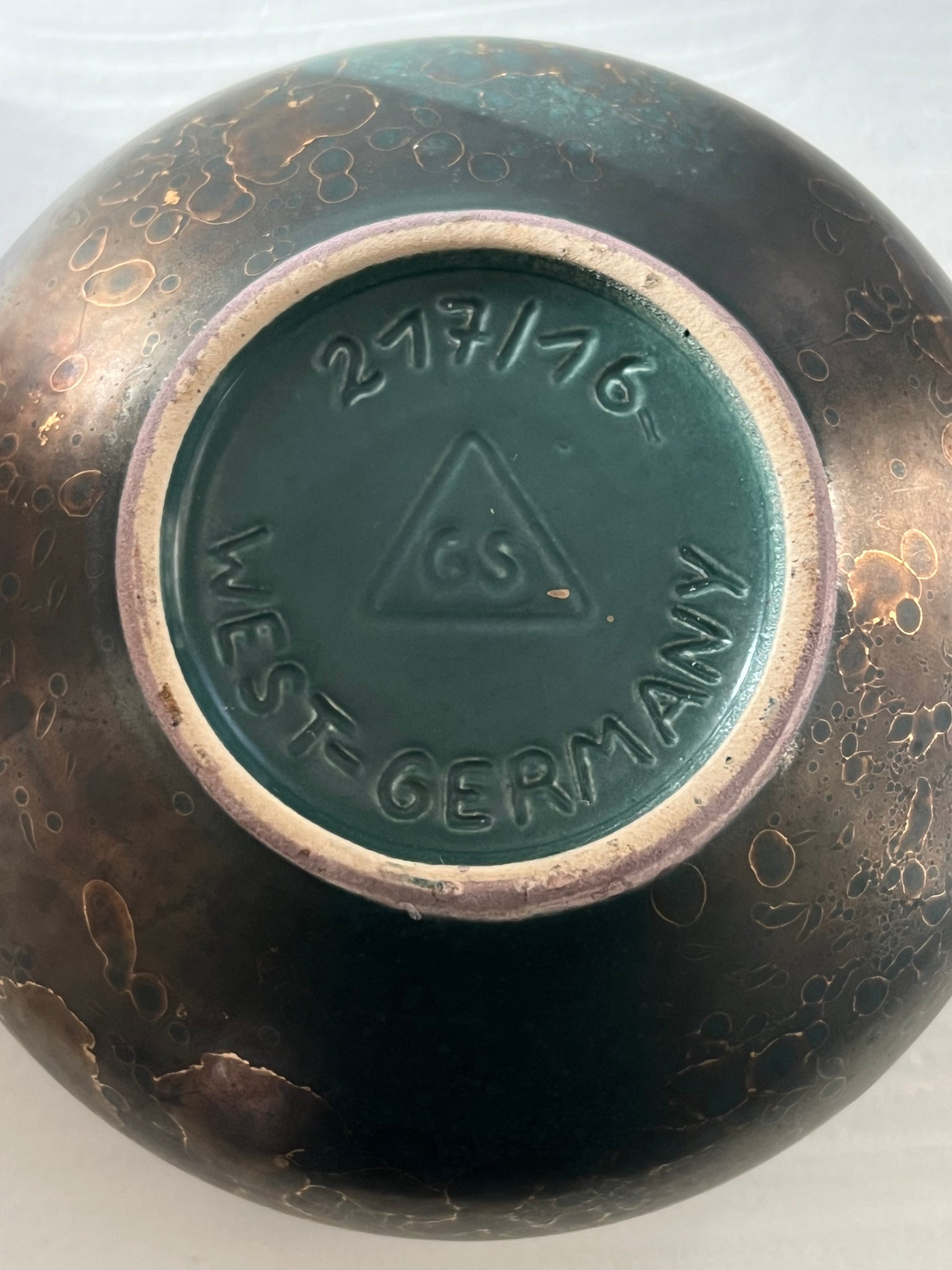 X Vintage West Germany vase – gebrüder Spang, Model 217/16