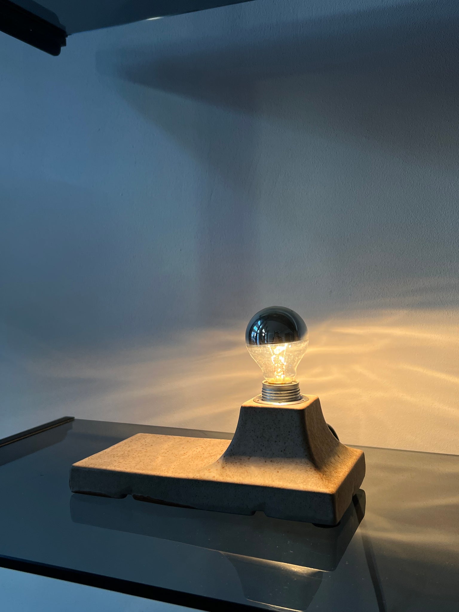 Vintage ceramic table/wall lamp – Waldi Leuchten