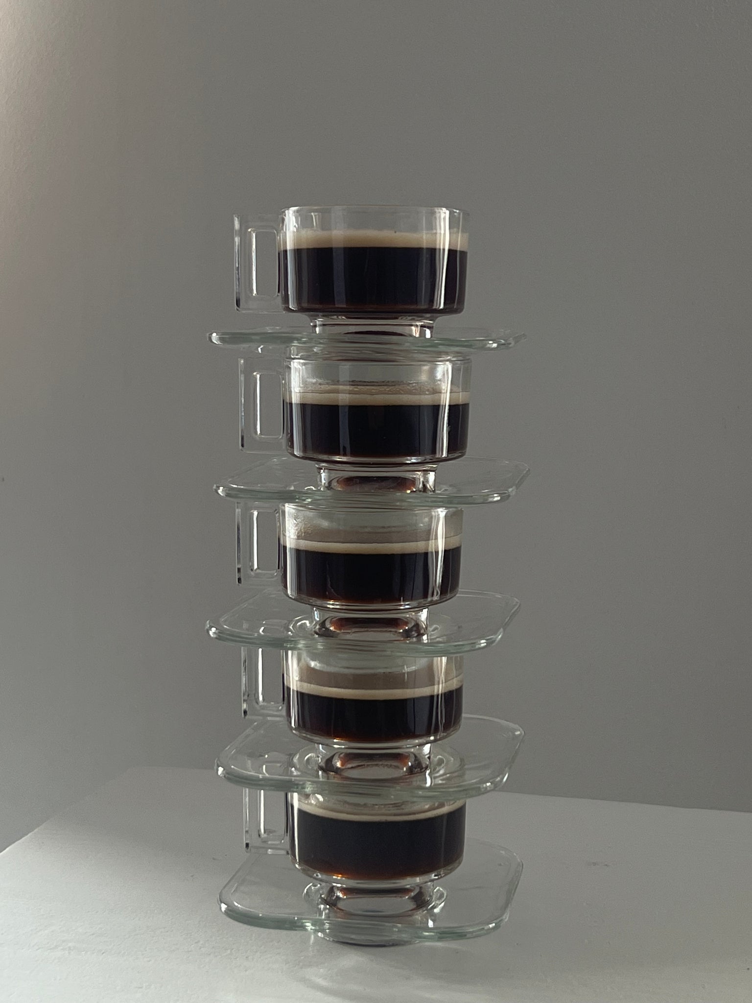 Vintage “Arno” espresso cup & saucer set by Joe Colombo (price per cup & saucer)