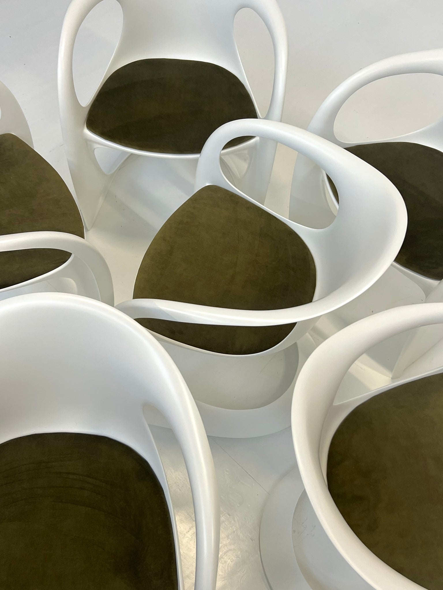 Set of 6 vintage casalino dining chairs by Alexander Begge for Casala