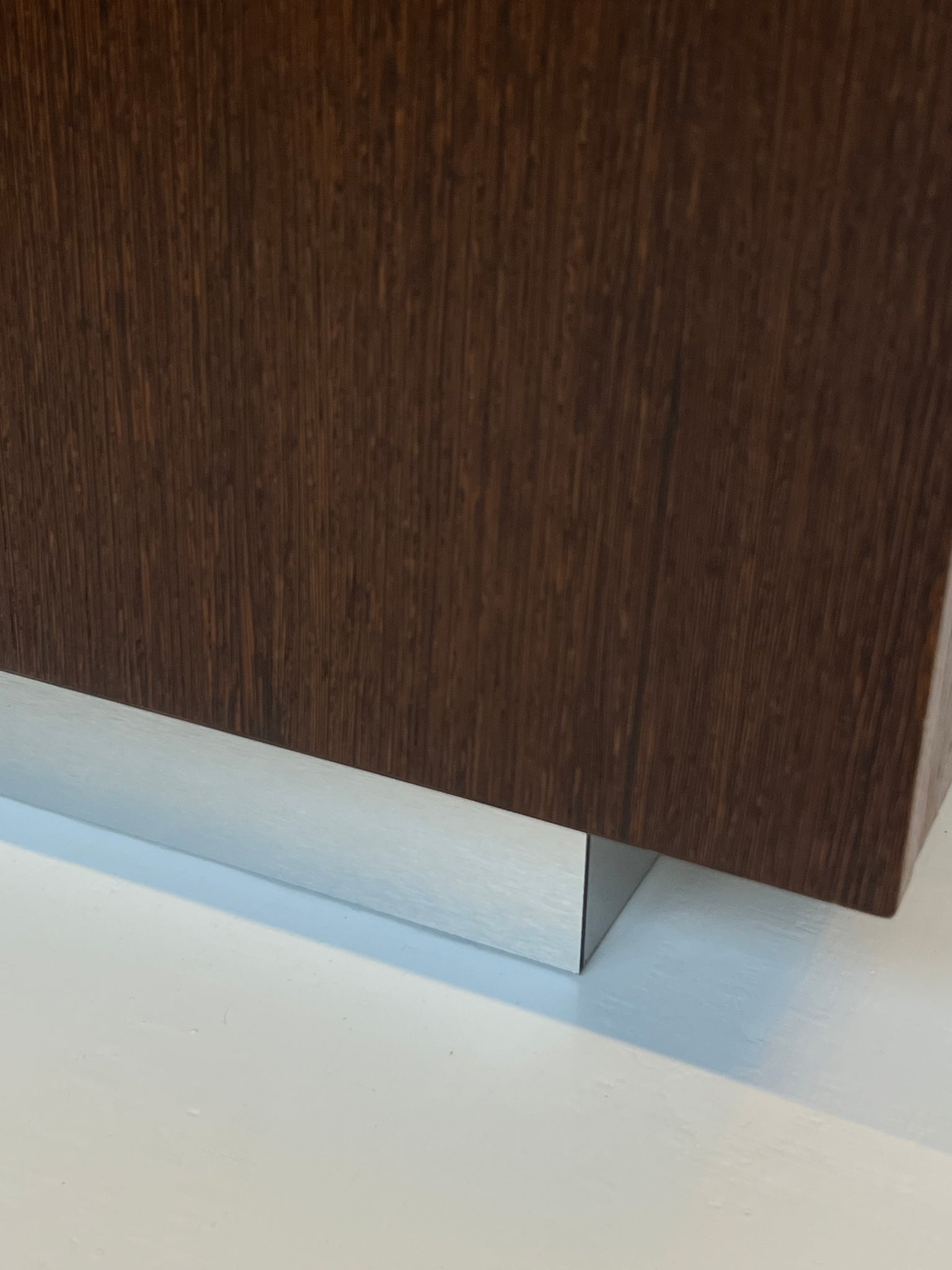 Vintage sideboard – wengé & chrome details