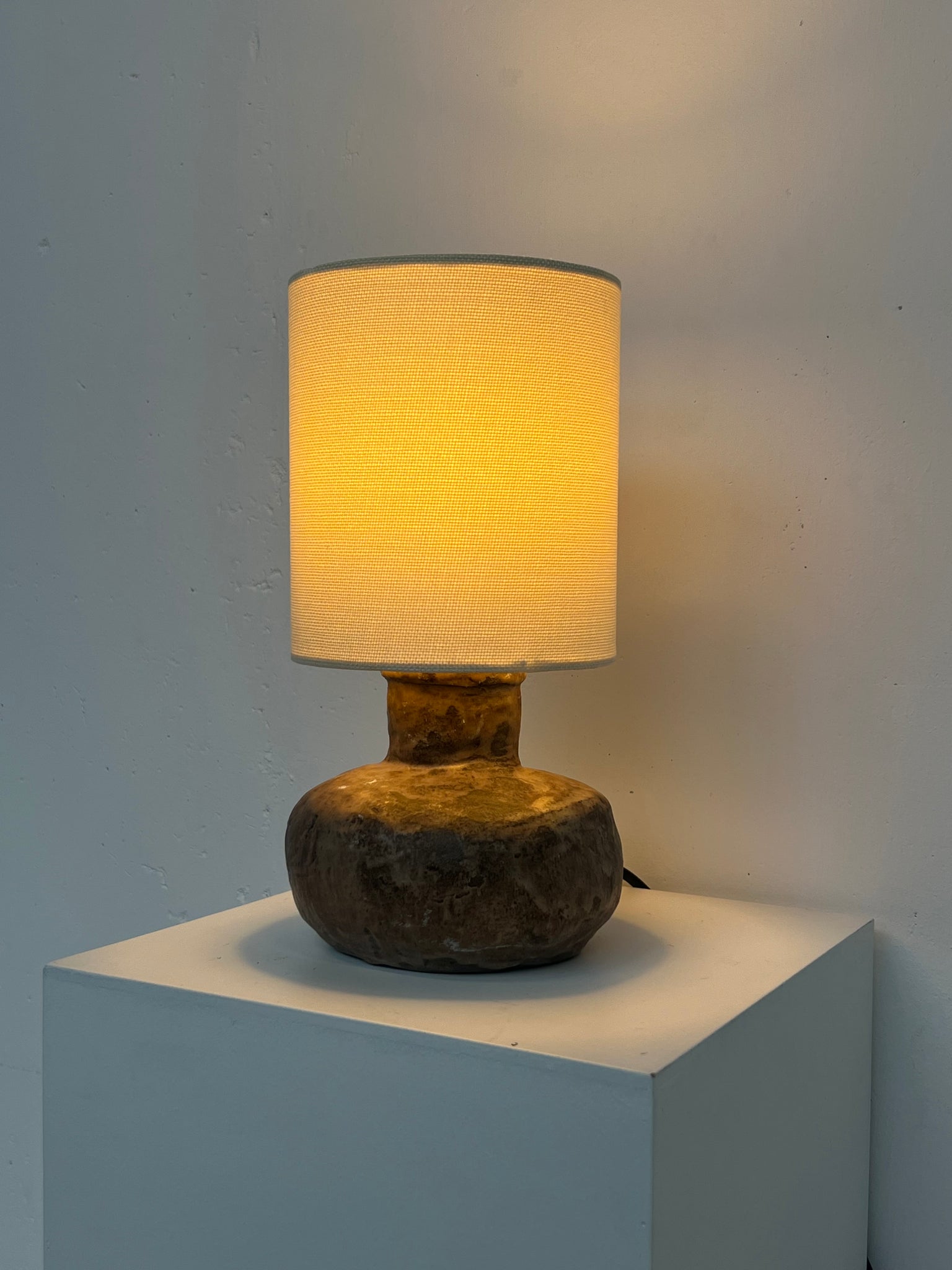 Vintage small ceramic table lamp