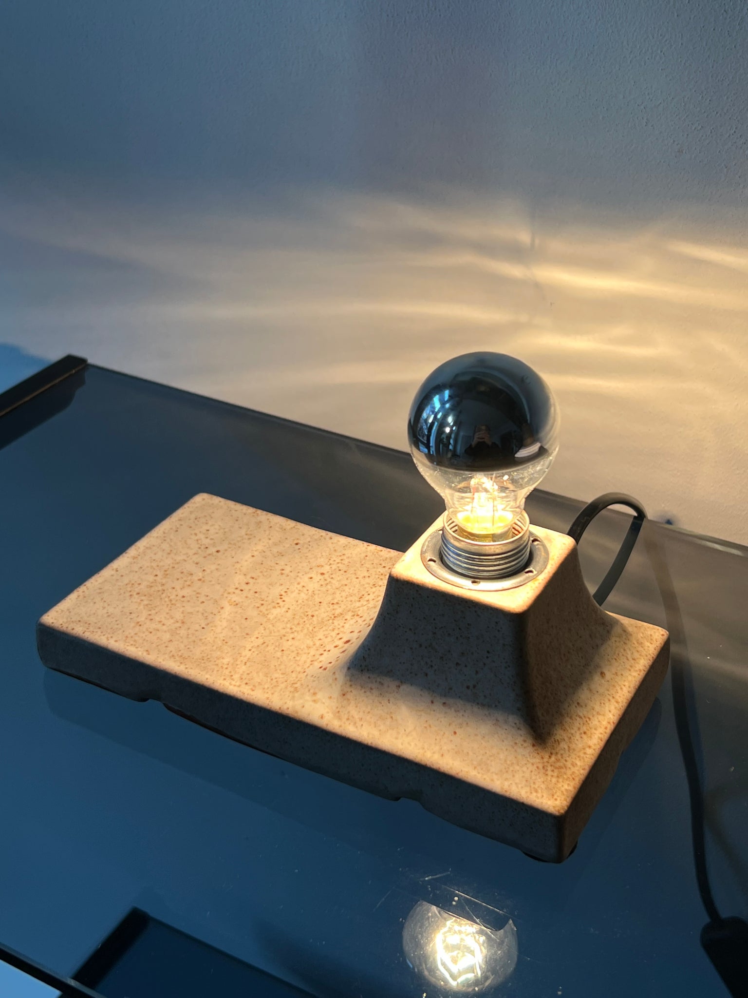 Vintage ceramic table/wall lamp – Waldi Leuchten