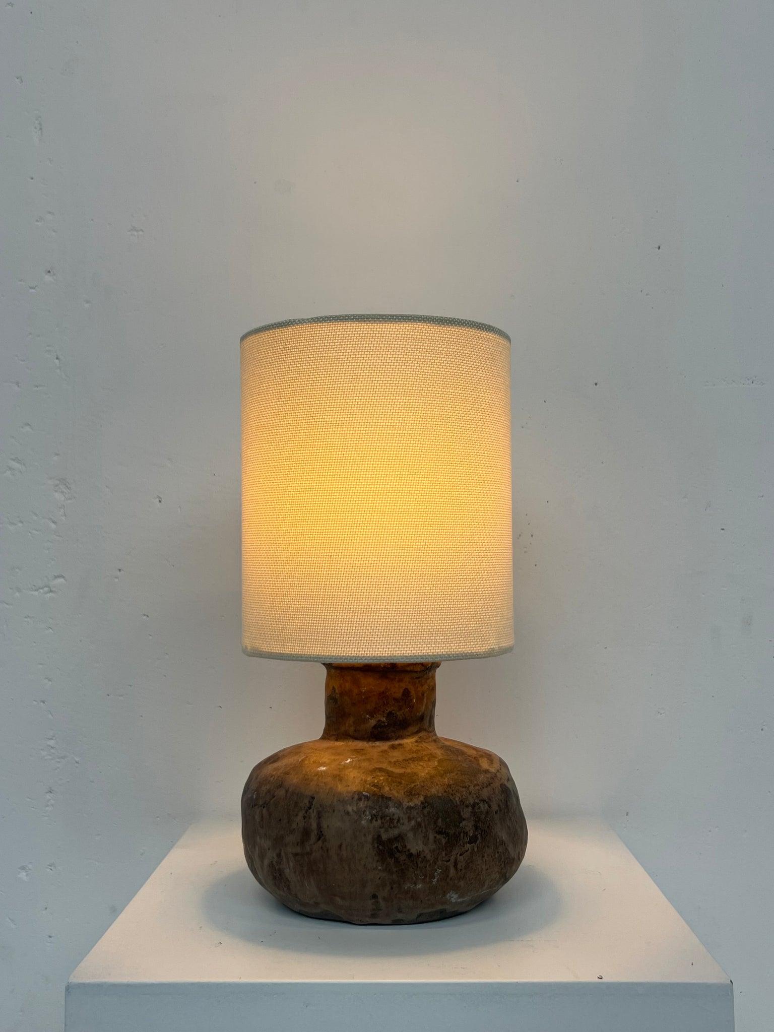 Vintage small ceramic table lamp