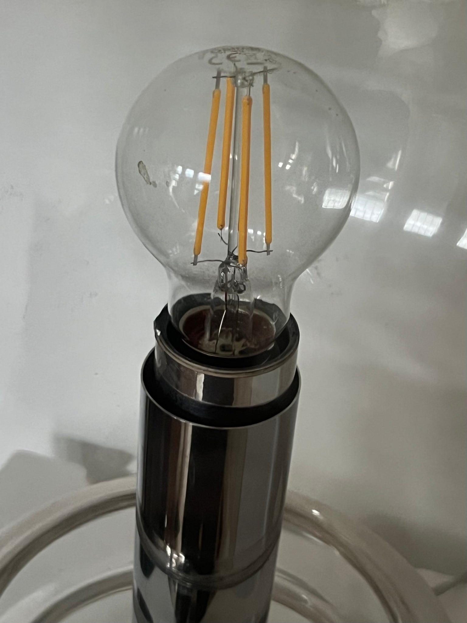 Vintage bulb table lamp – Herbert Proft for Glashütte Limburg