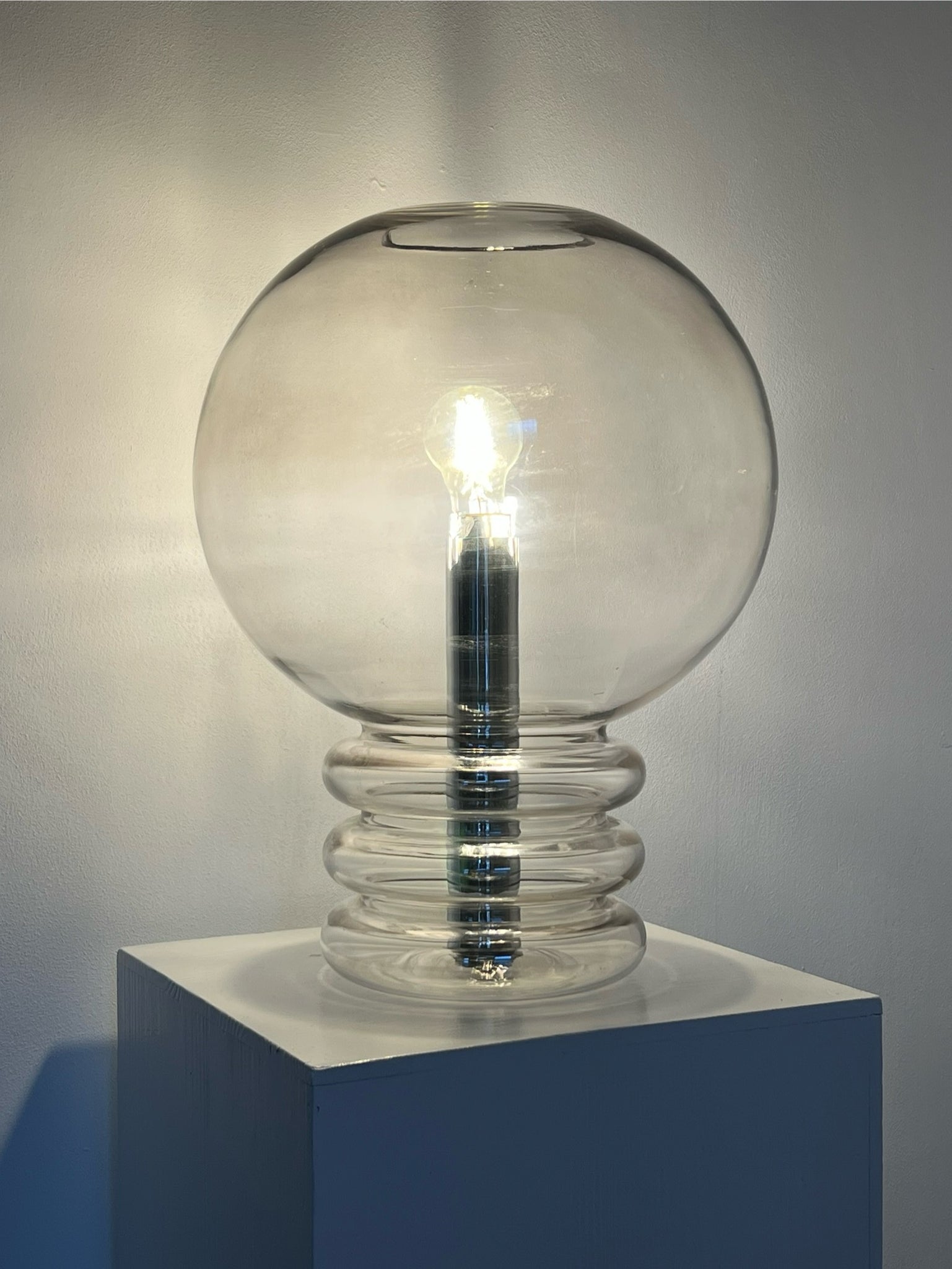 Vintage bulb table lamp – Herbert Proft for Glashütte Limburg
