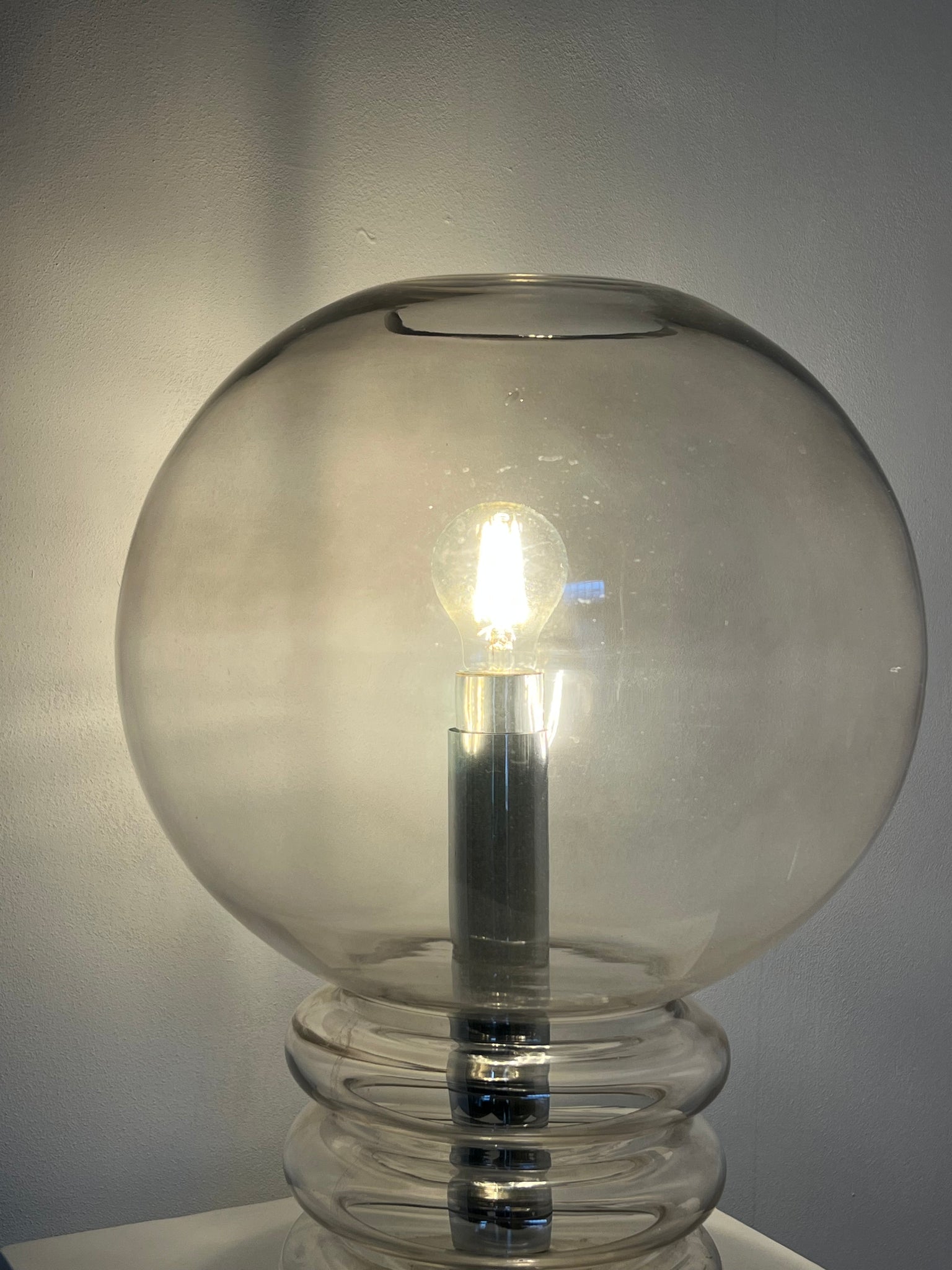 Vintage bulb table lamp – Herbert Proft for Glashütte Limburg