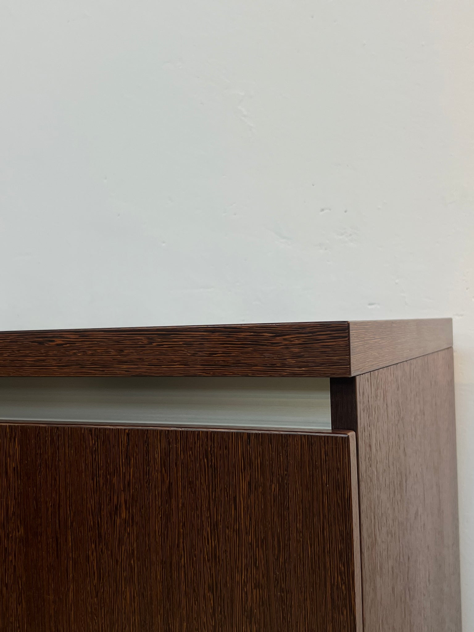 Vintage sideboard – wengé & chrome details