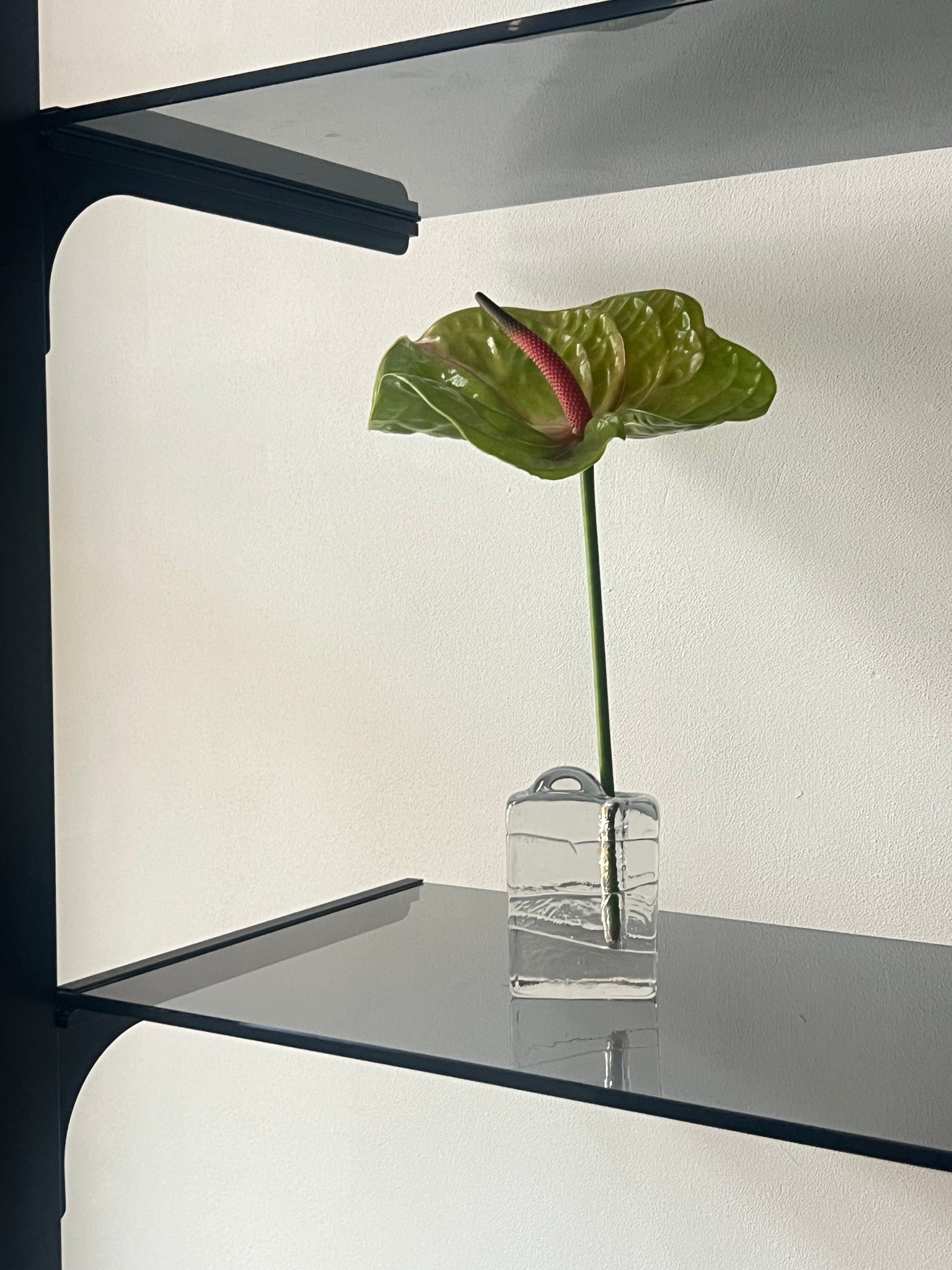 Heiner Düsterhaus crystal solifleur vase