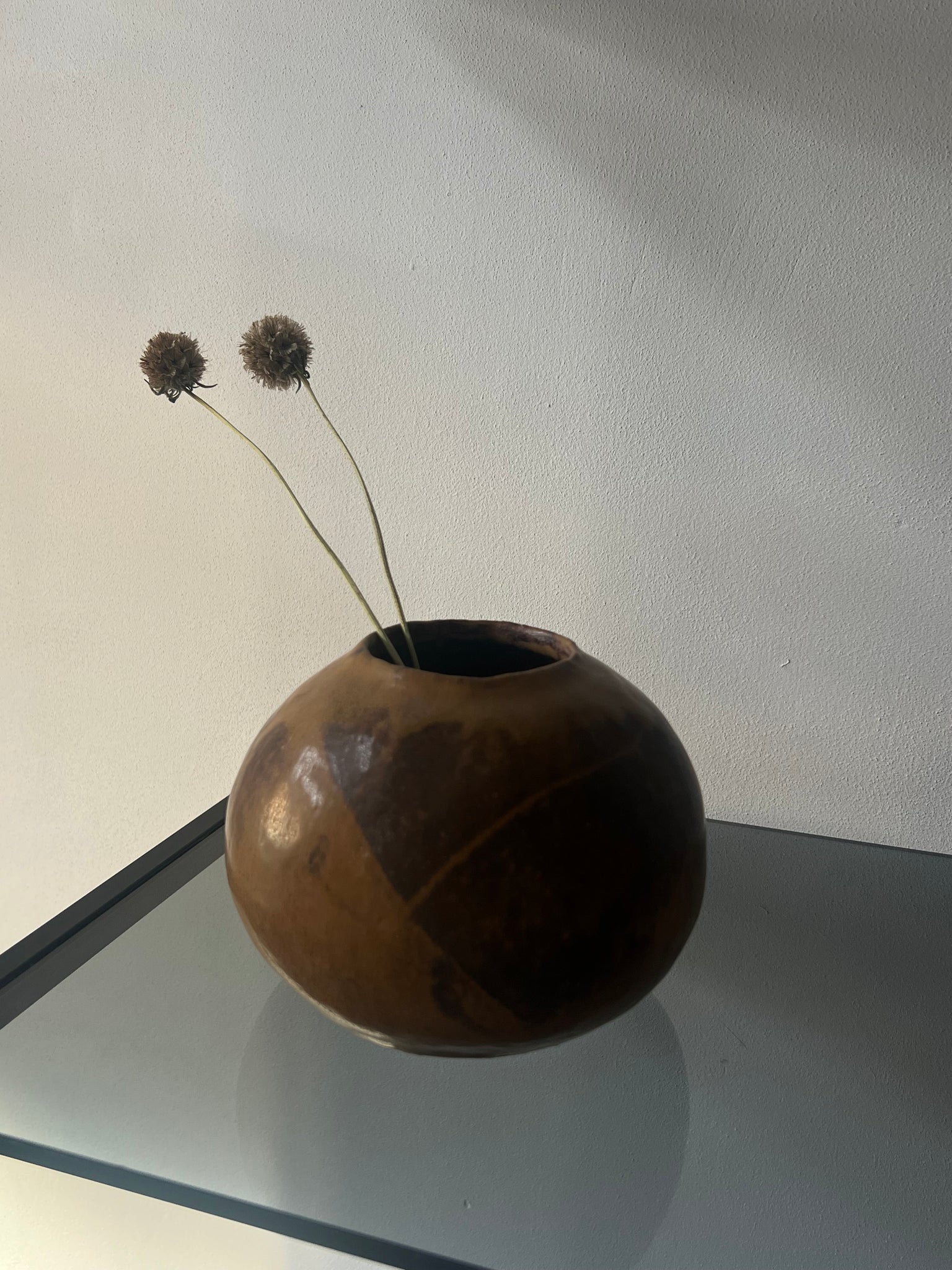 Vintage handmade ceramic vase