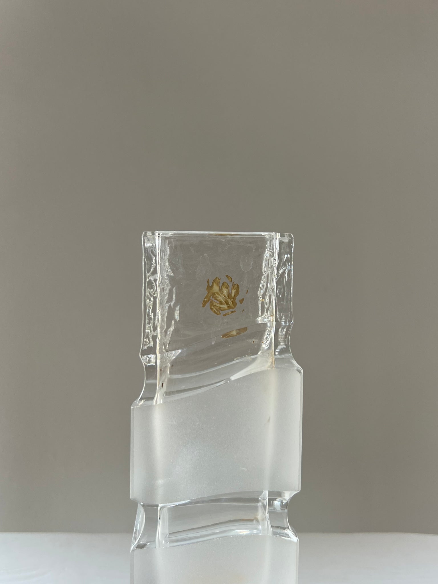 Vintage crystal vase