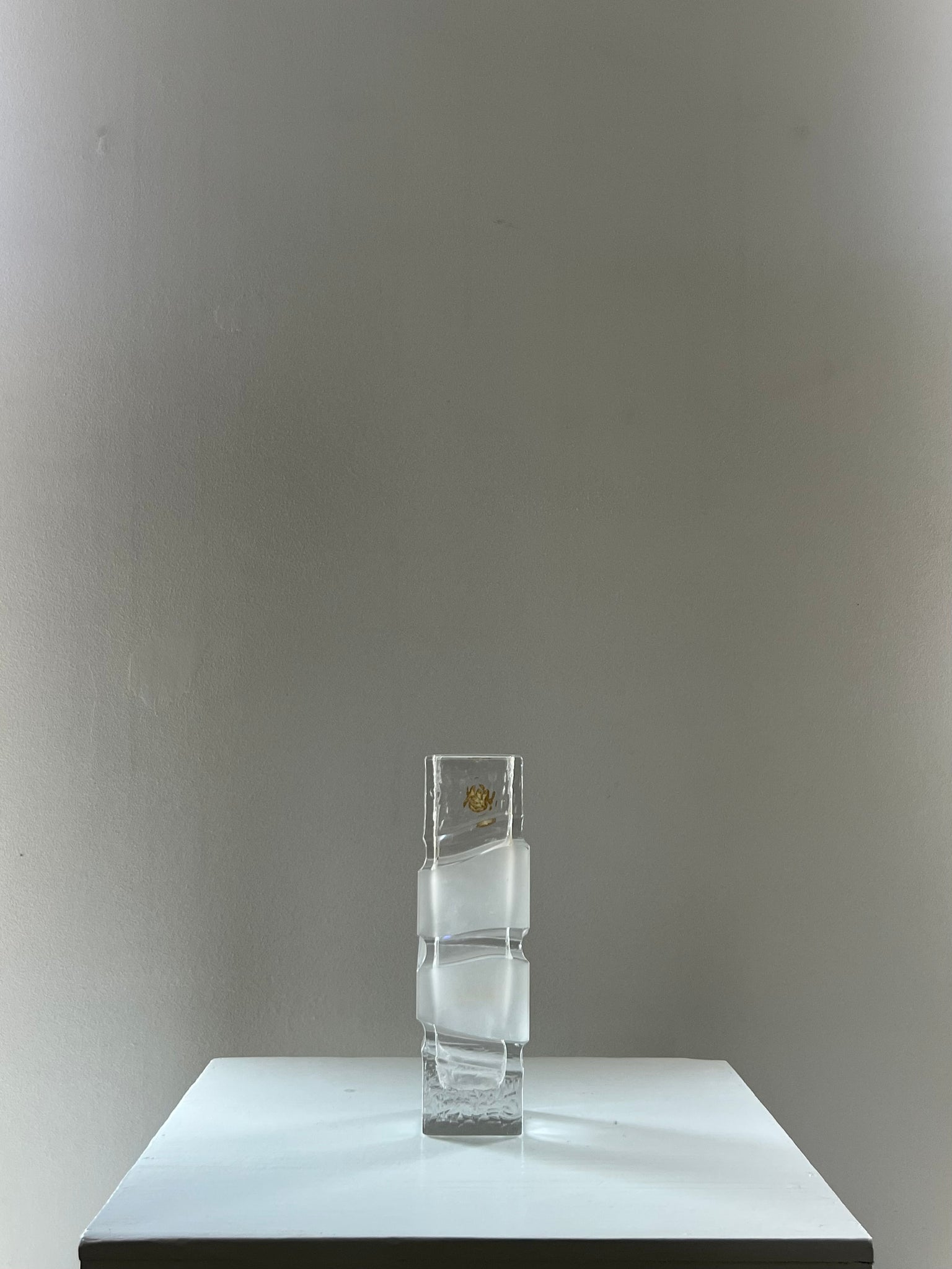 Vintage crystal vase
