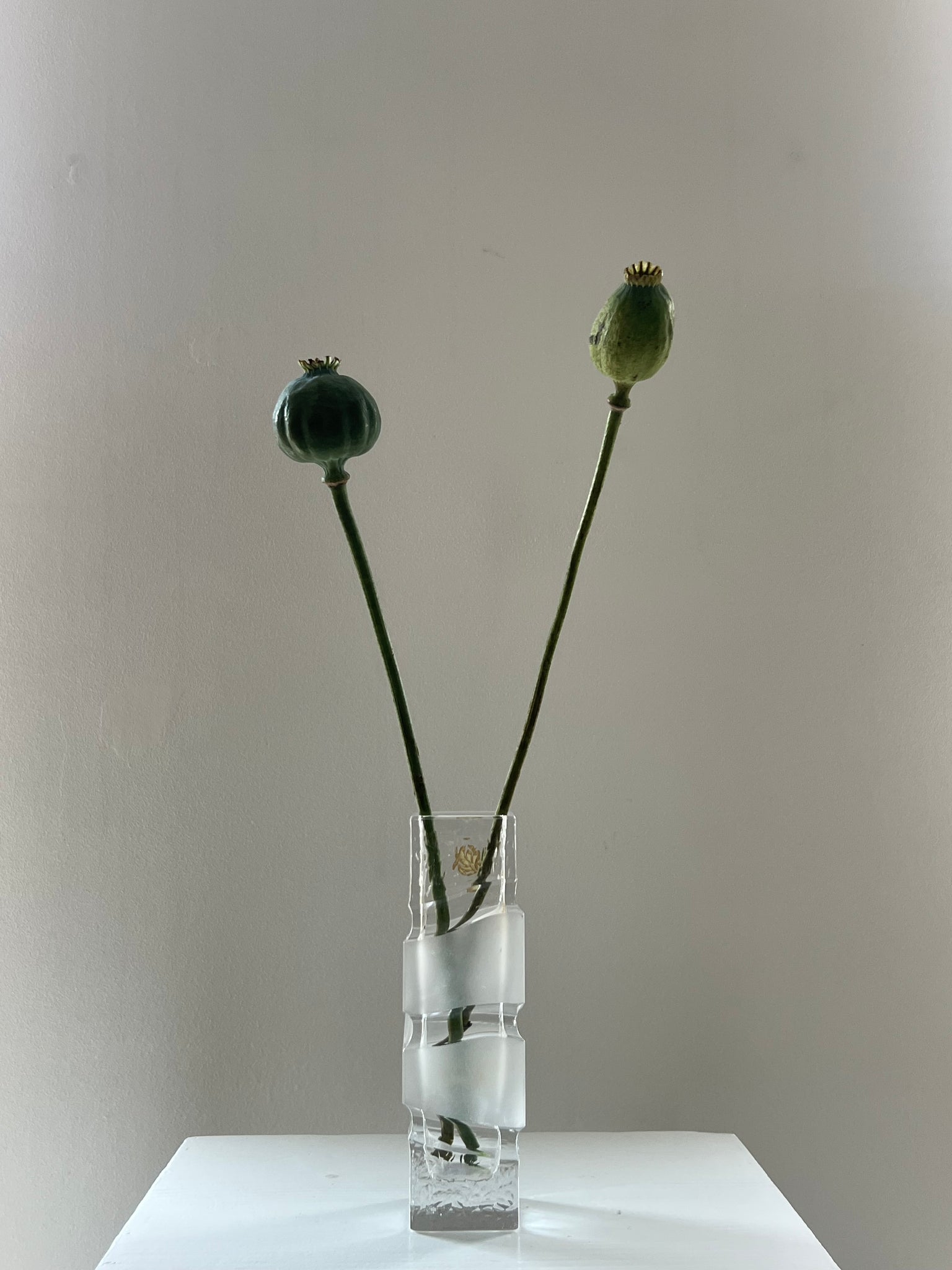 Vintage crystal vase