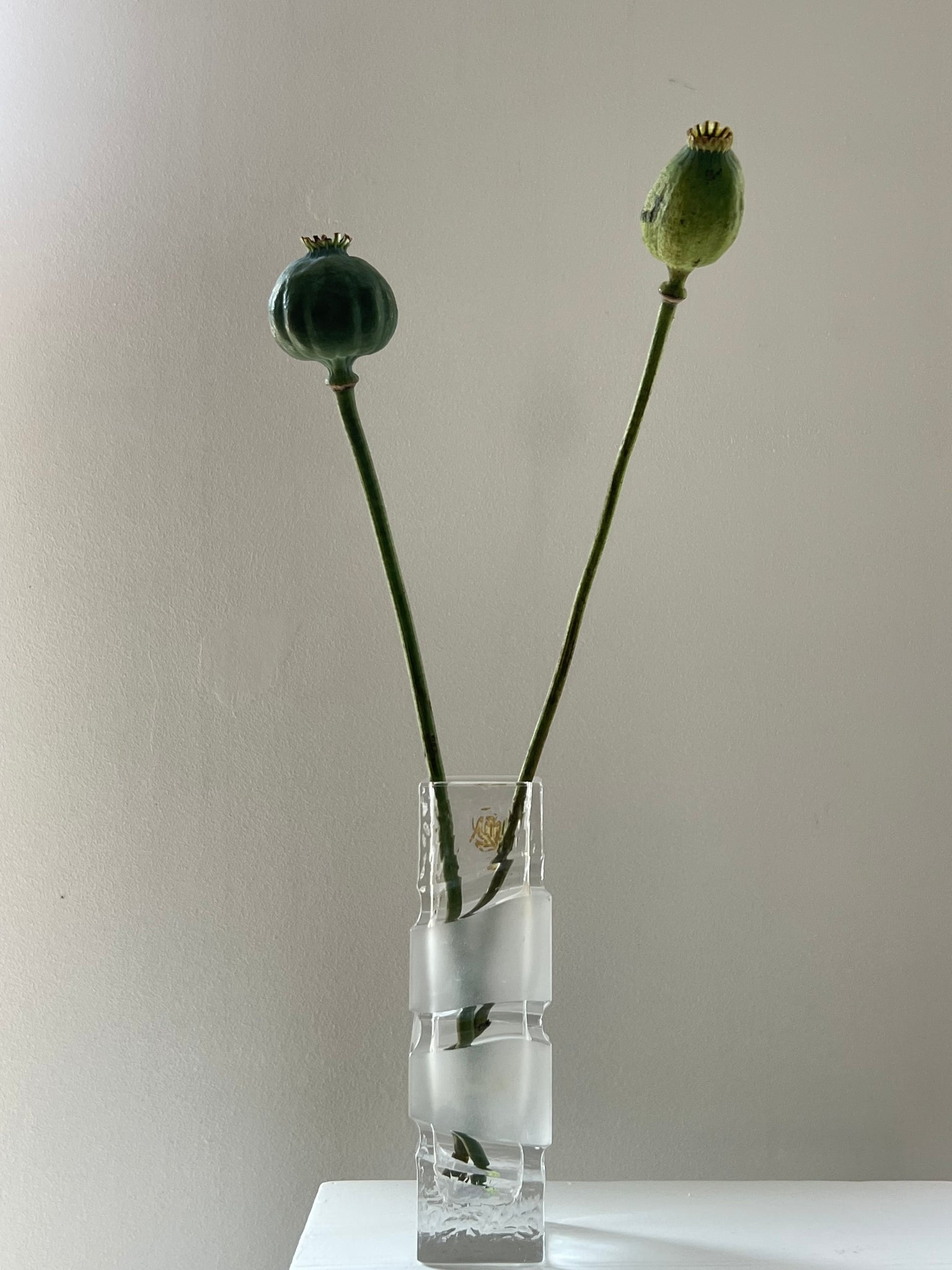 Vintage crystal vase