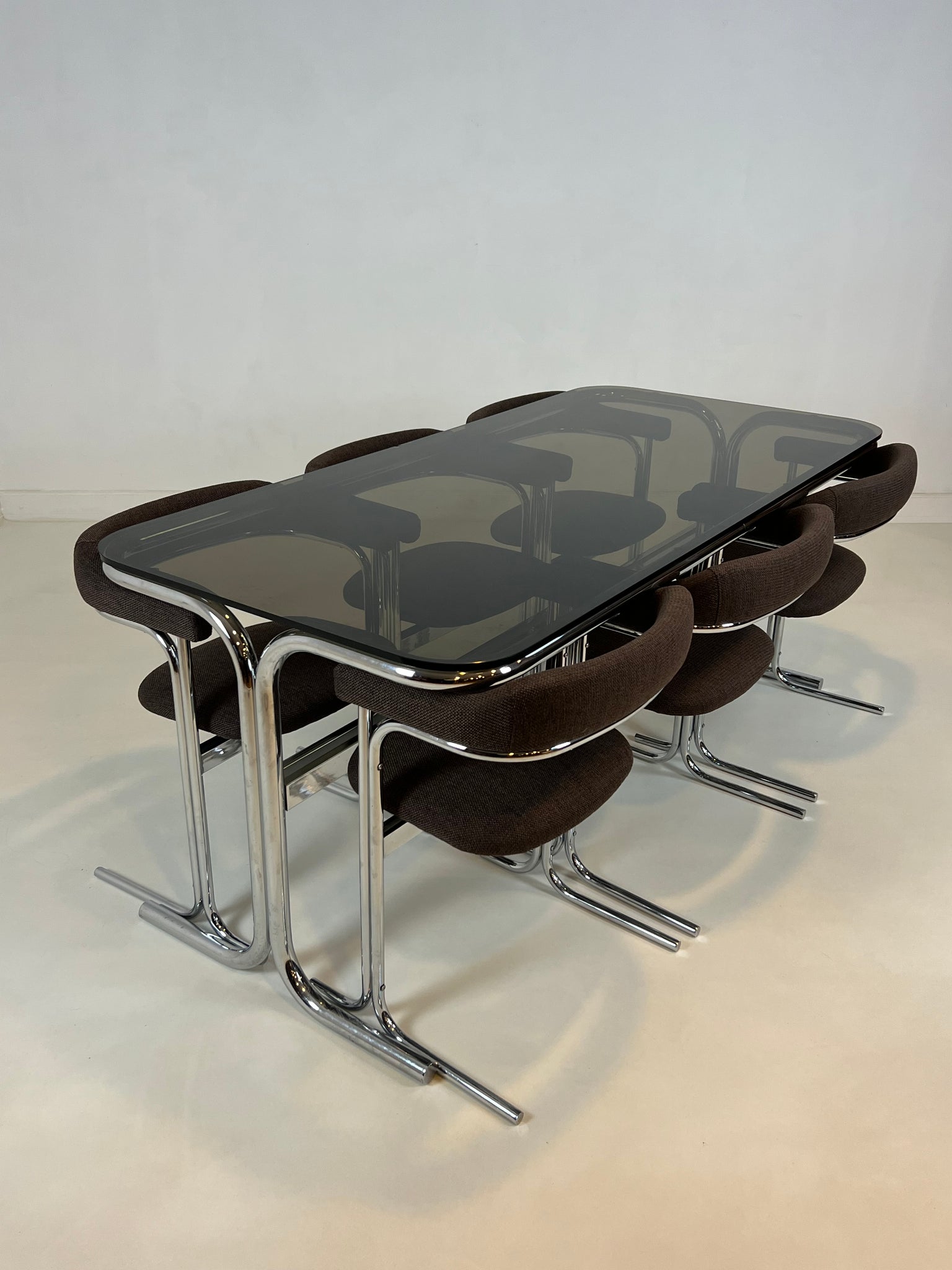 Set of 6 vintage dining chairs - 1970's