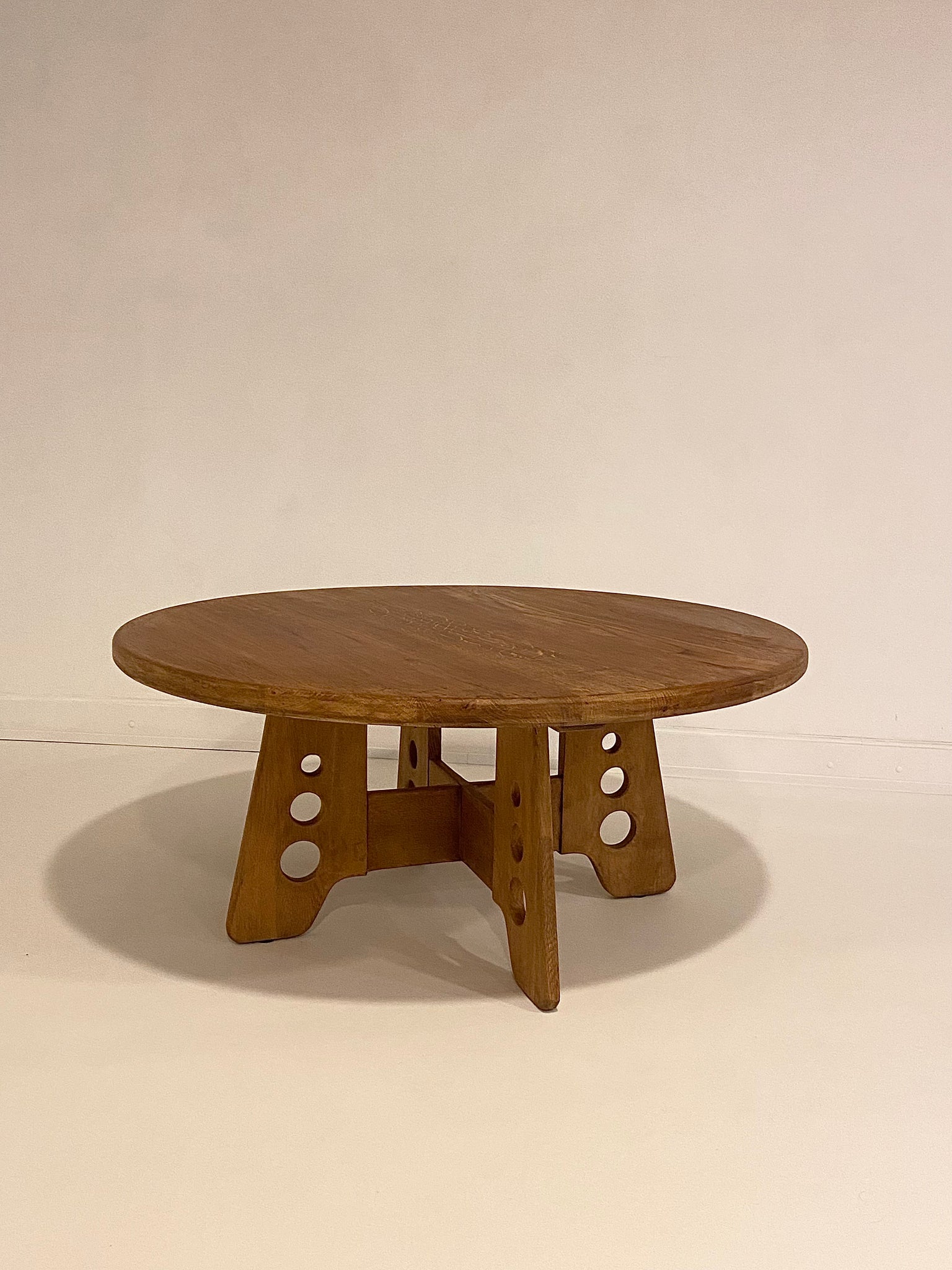 Vintage oak coffee table by Gilbert Marklund for Furusnickarn AB