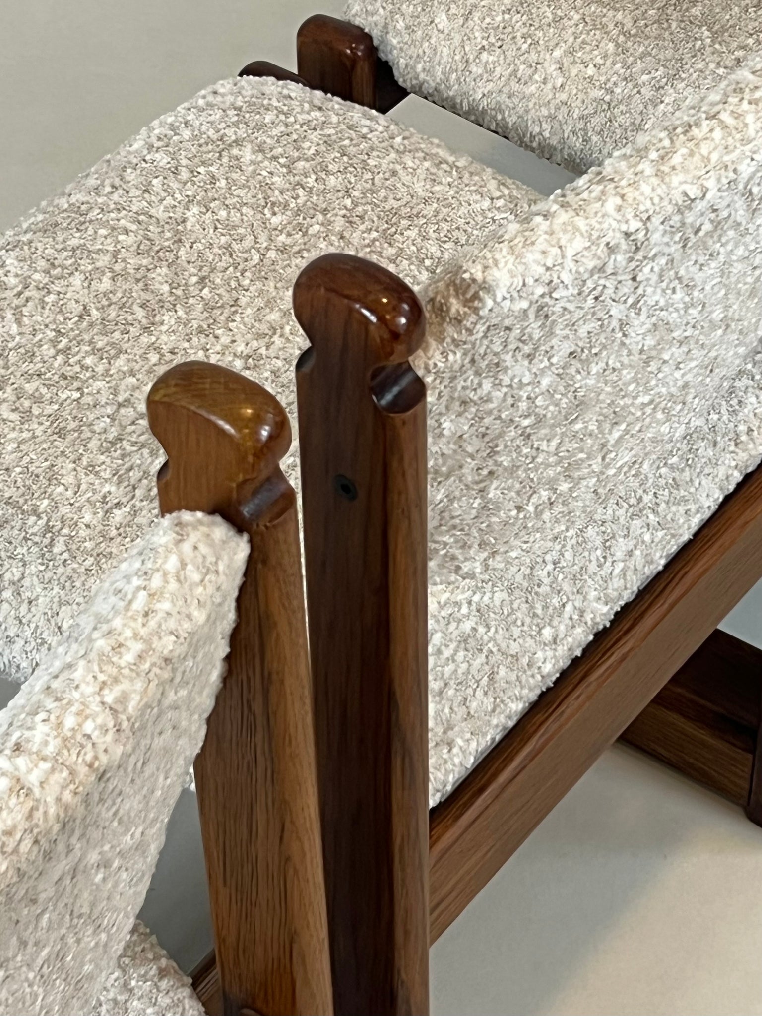 Set of 4 vintage oak dining chairs