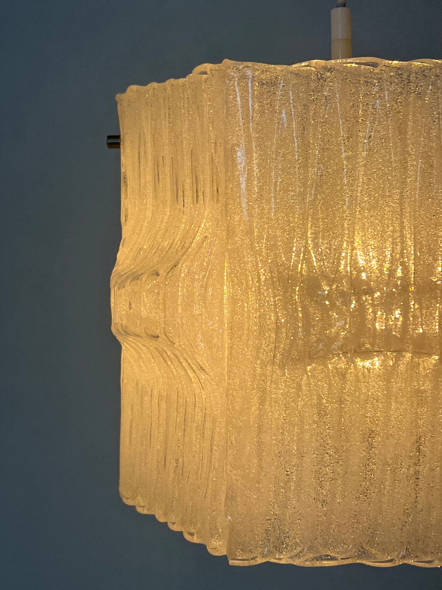 Vintage hanglamp – Ice Lucite