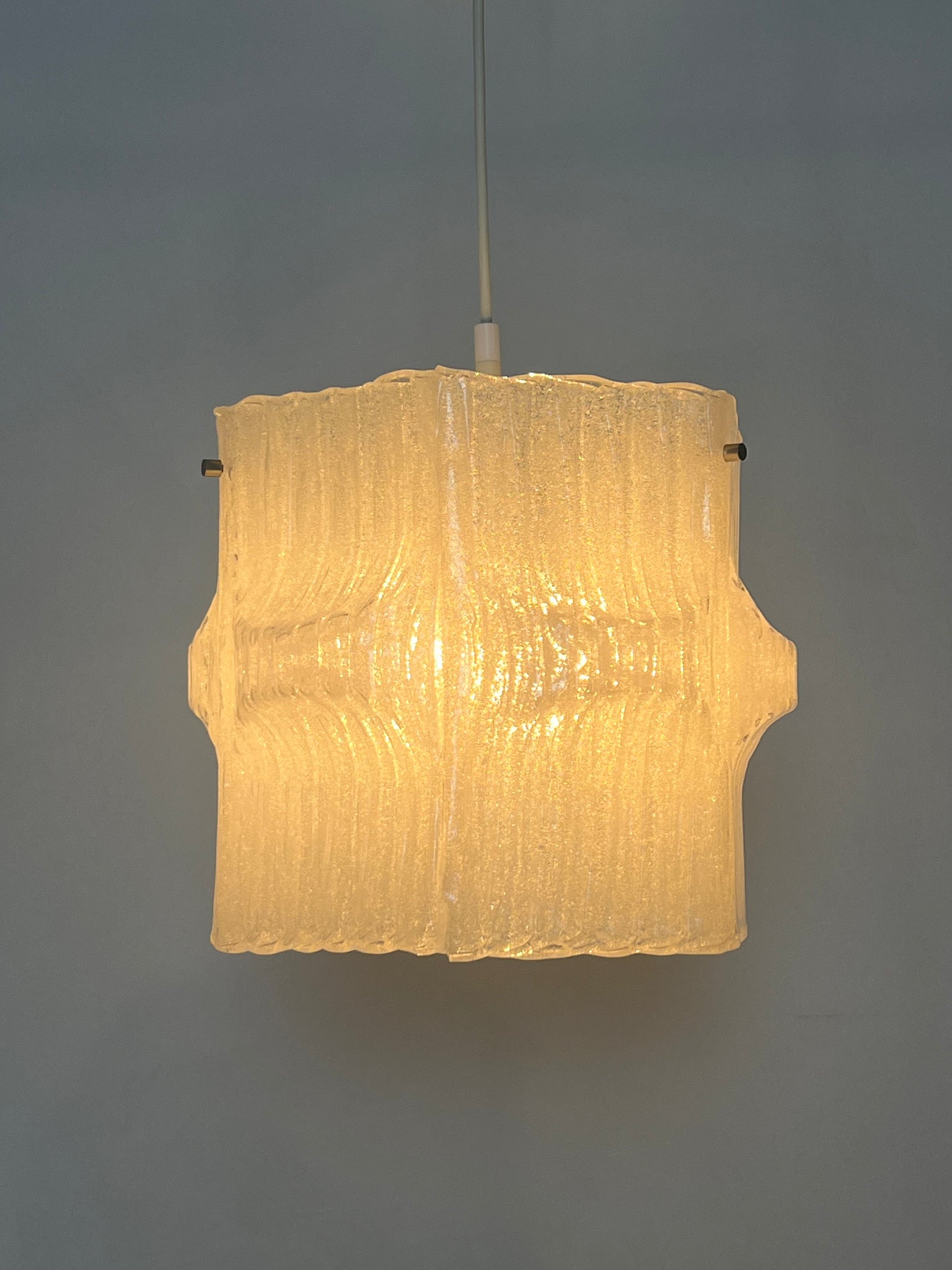 Vintage hanglamp – Ice Lucite