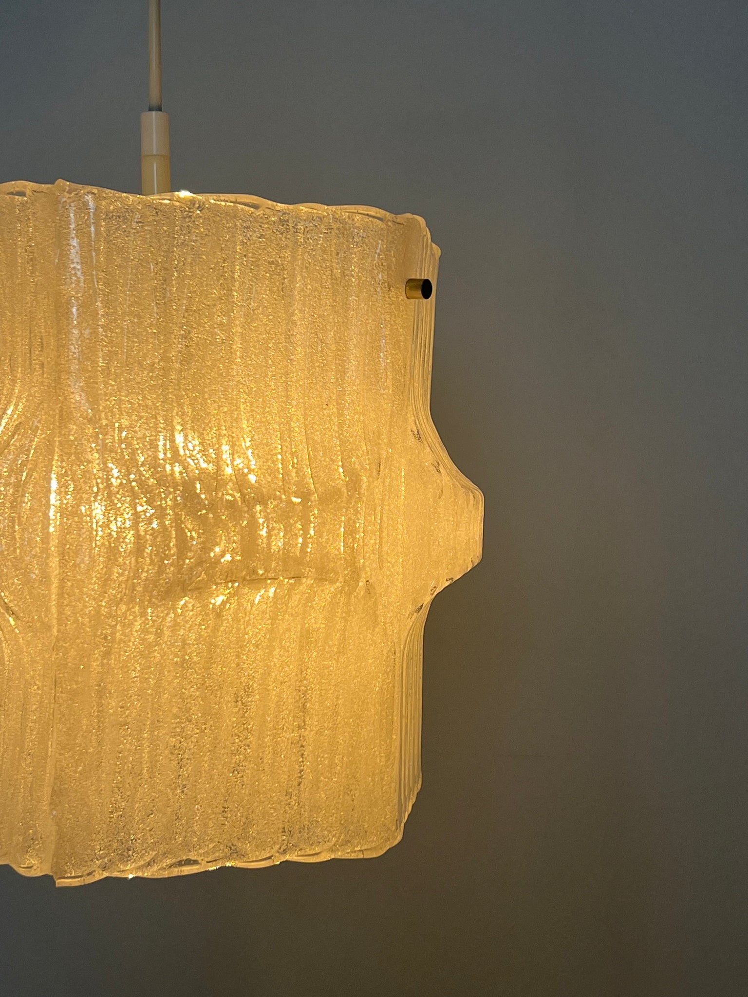 Vintage hanglamp – Ice Lucite