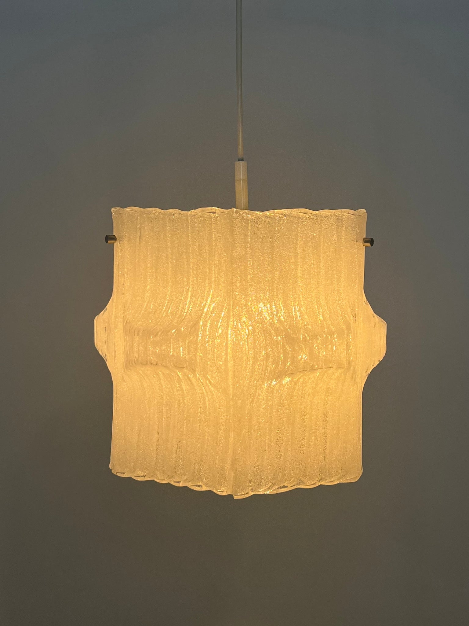 Vintage hanglamp – Ice Lucite