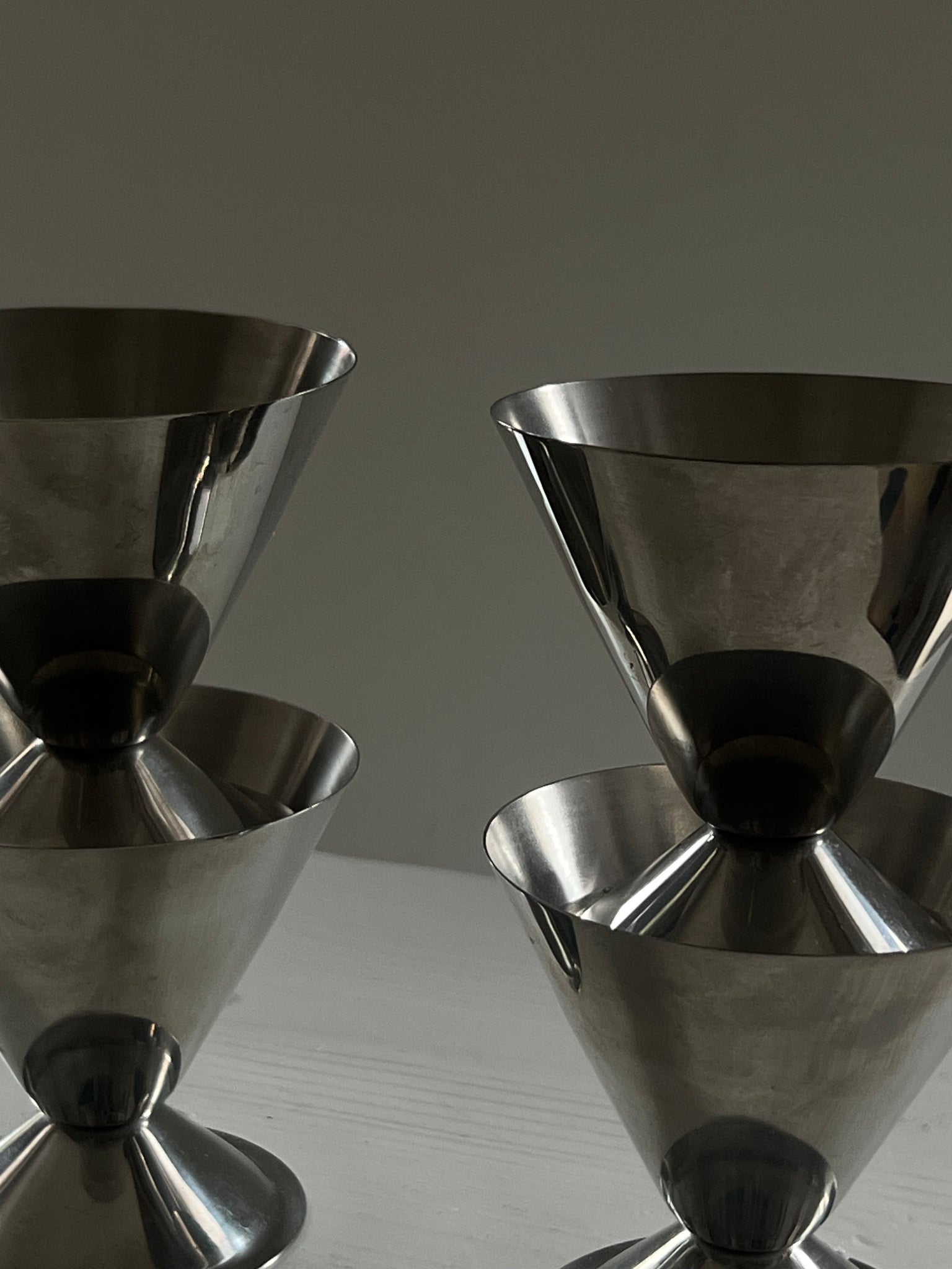 Vintage diabolo ice cream coupes – set of 4