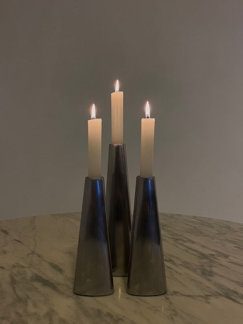X Set of 3 Ehlen Johansson Renos candleholders for IKEA (1980s)