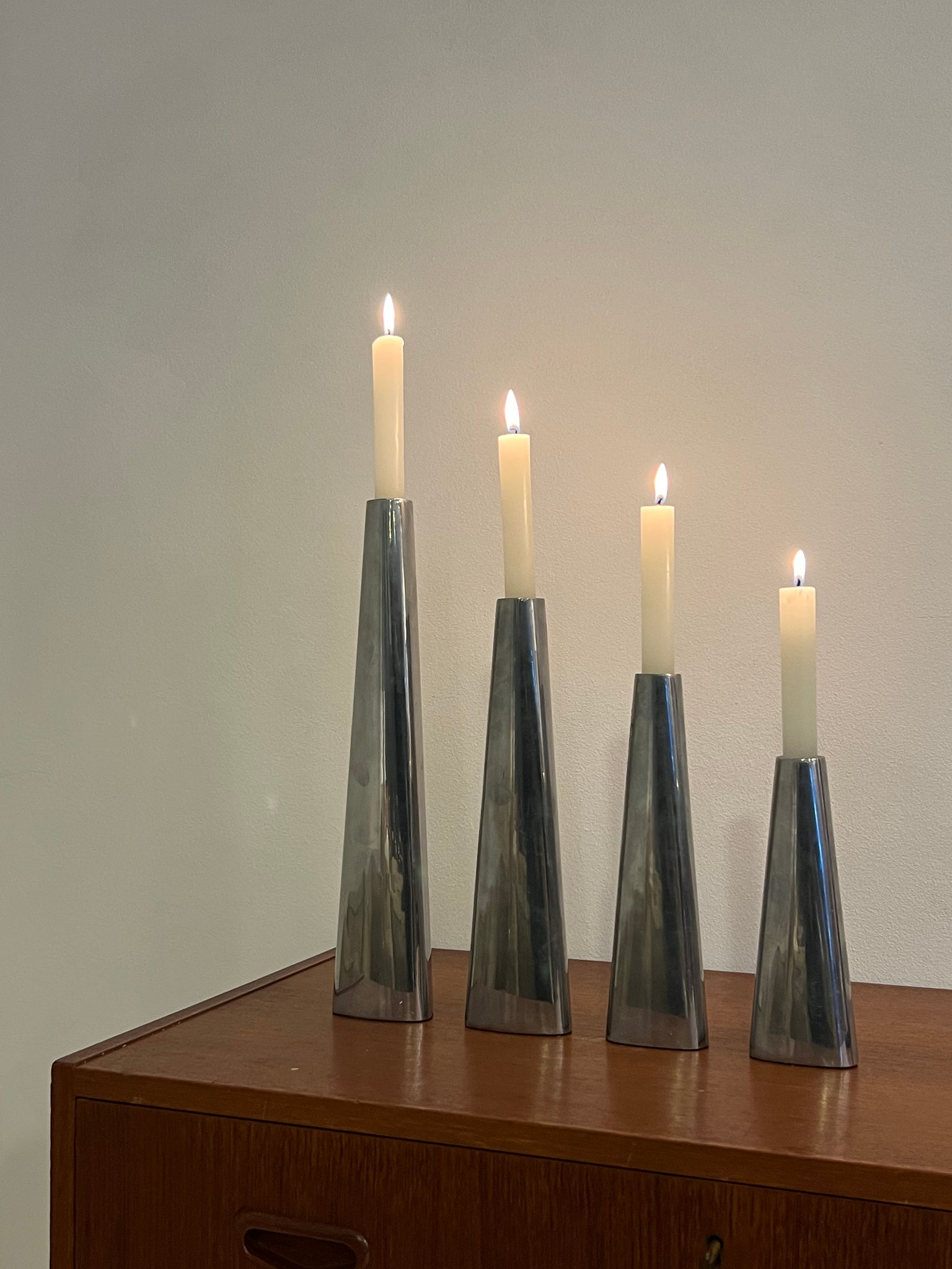 X Vintage Ehlen Johansson Renos candleholders (1980's)