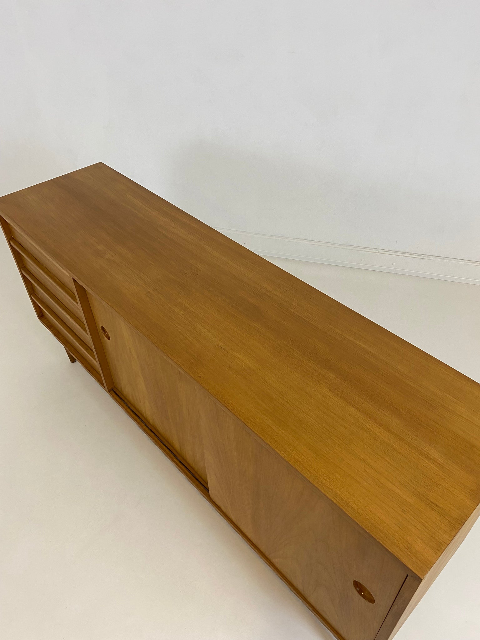 X Vintage Danish sideboard in light oak