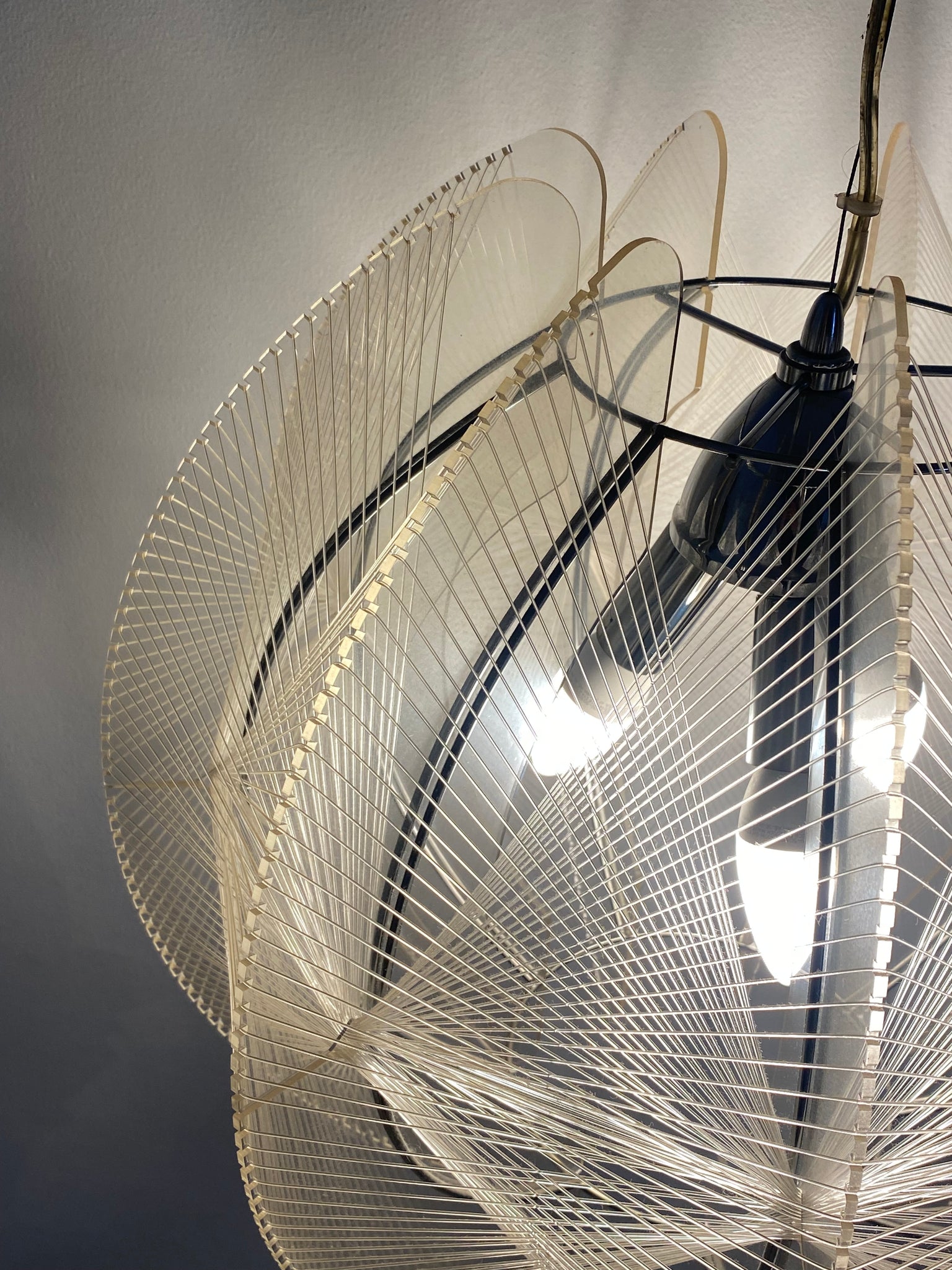 Large vintage hanging lamp by Paul Secon