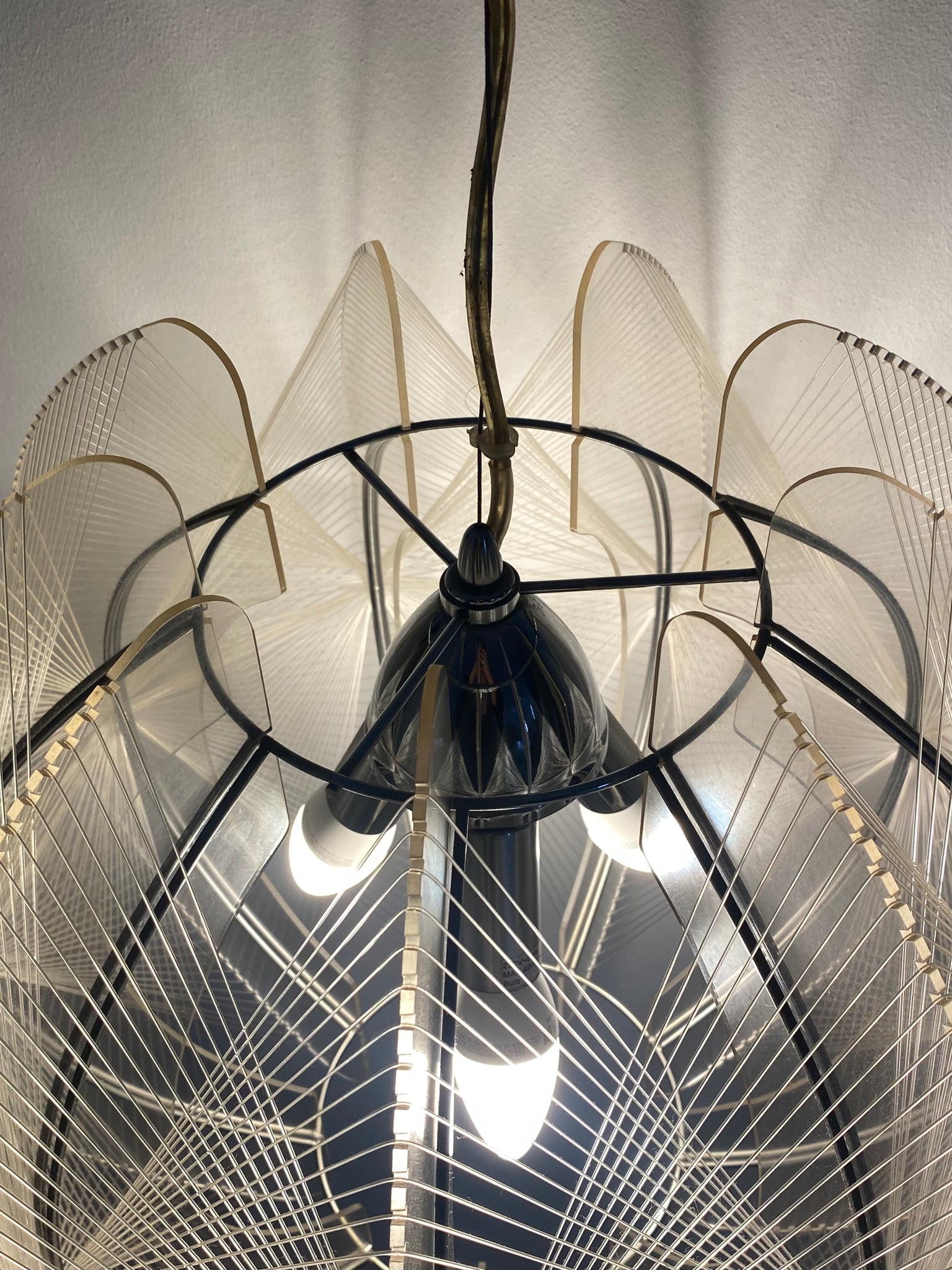 Large vintage hanging lamp by Paul Secon