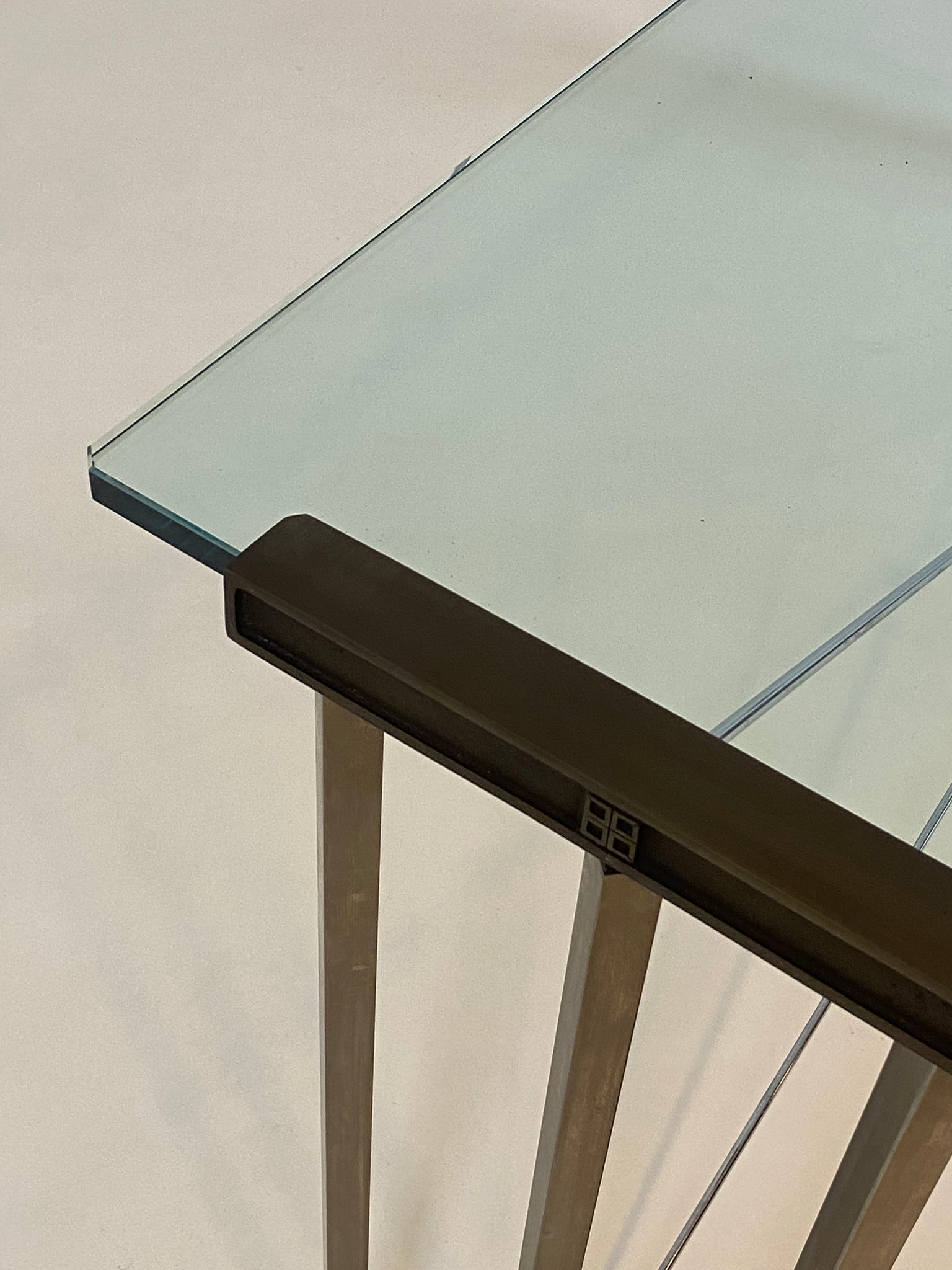 Vintage console table by Peter Ghyczy