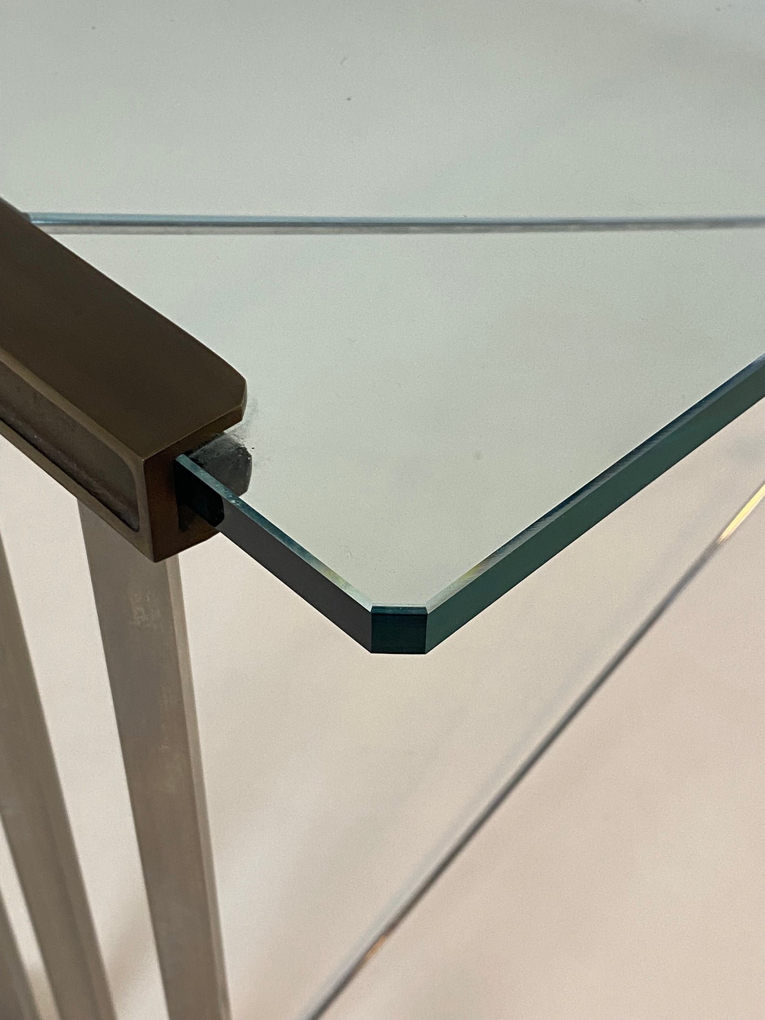 Vintage console table by Peter Ghyczy