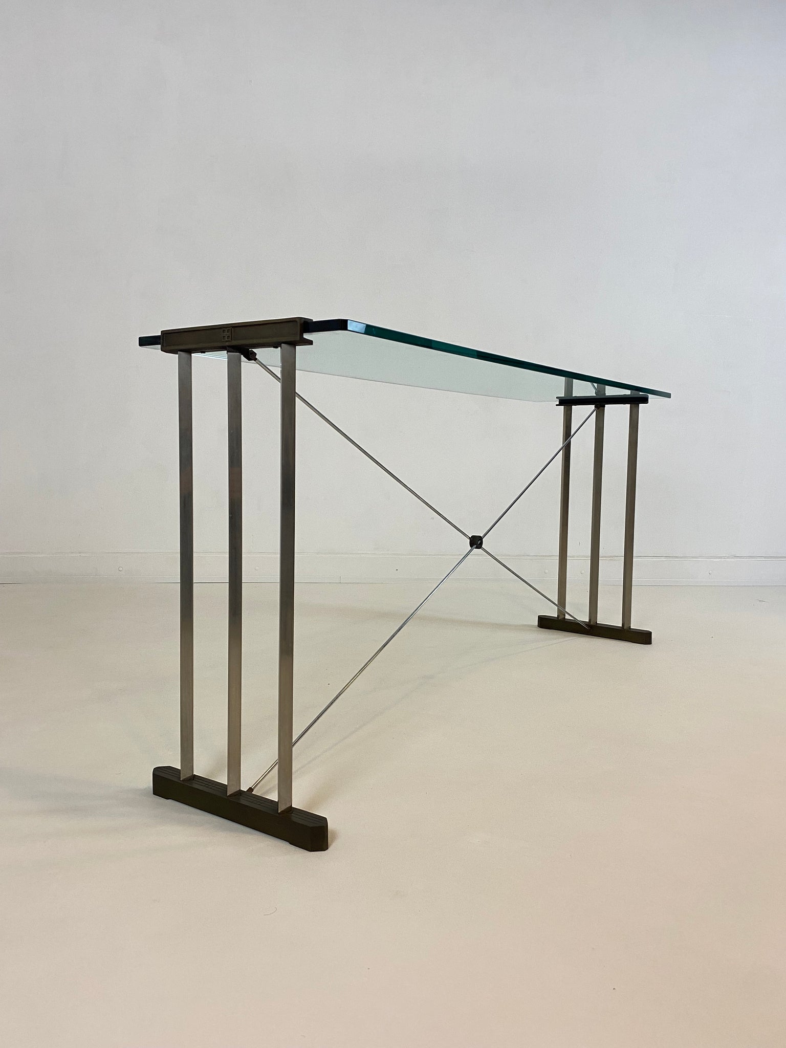 Vintage console table by Peter Ghyczy