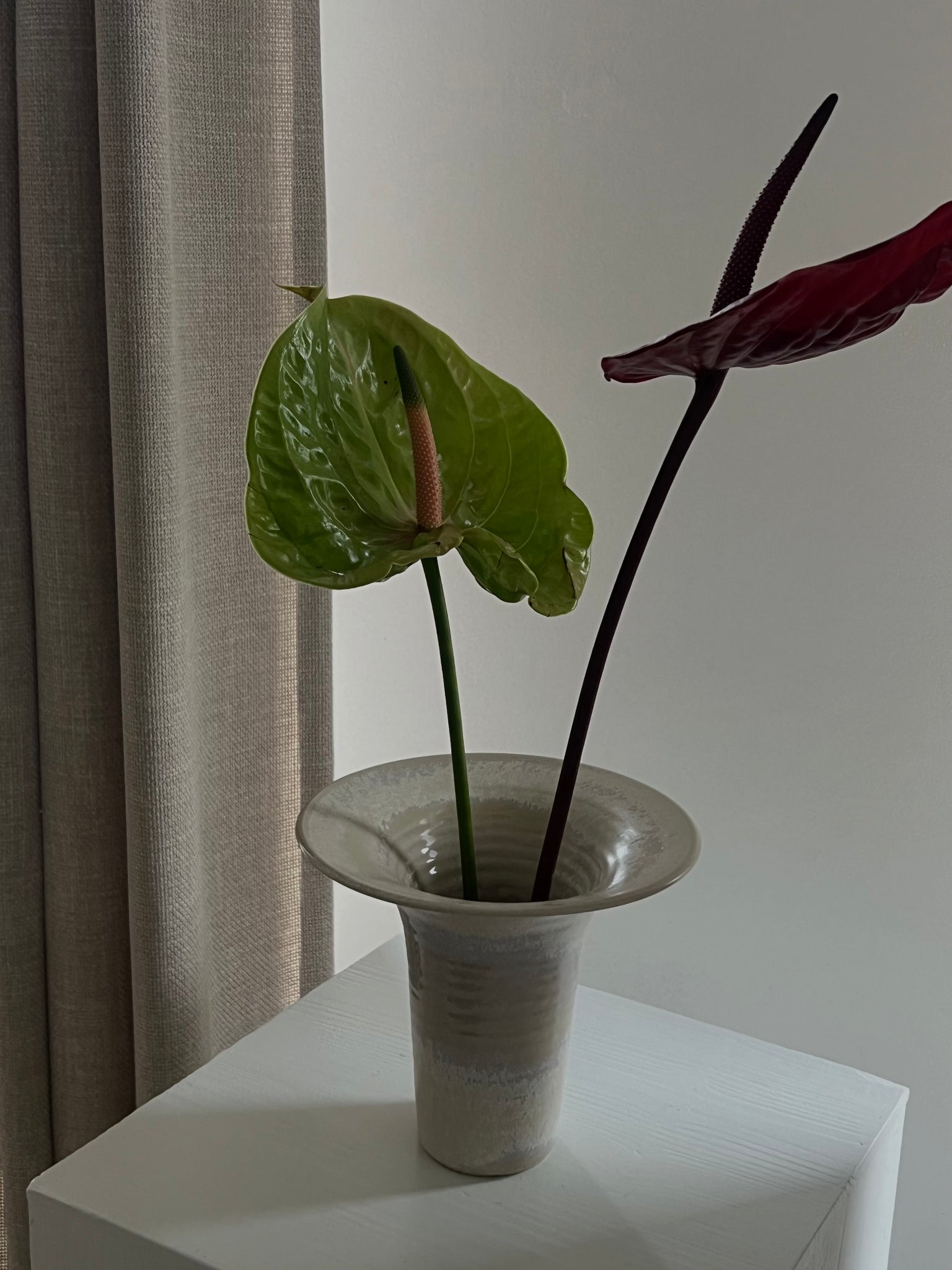 X Vintage handmade ceramic vase