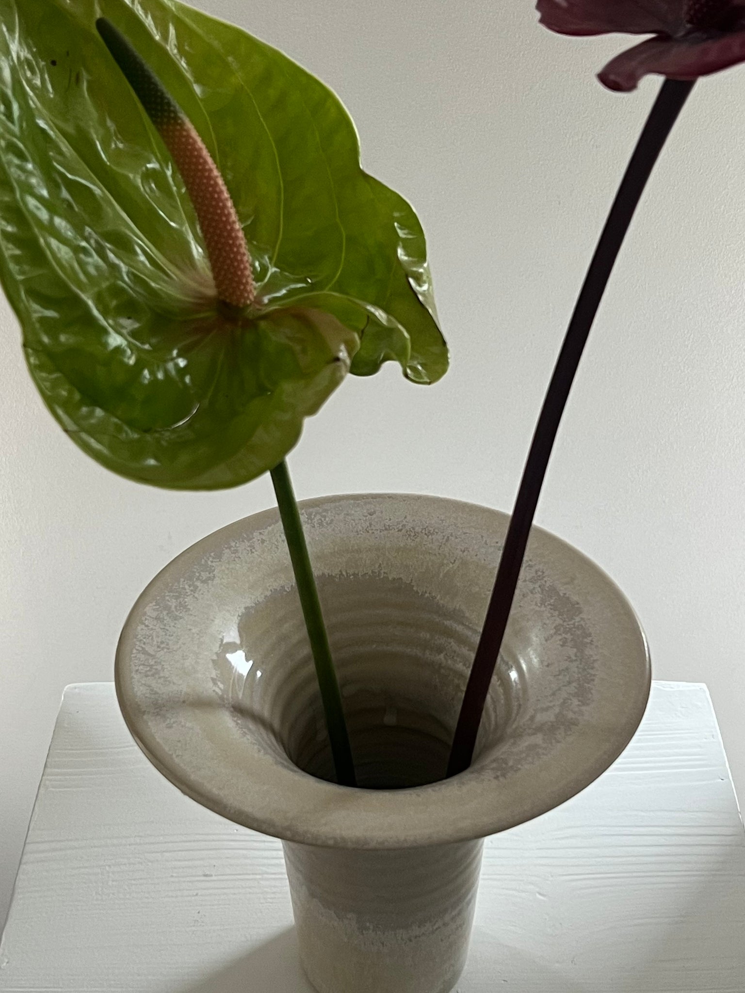 X Vintage handmade ceramic vase