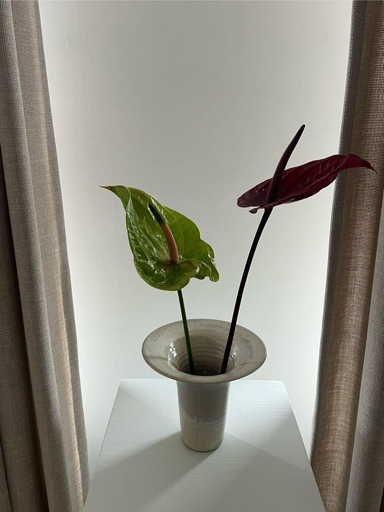 X Vintage handmade ceramic vase