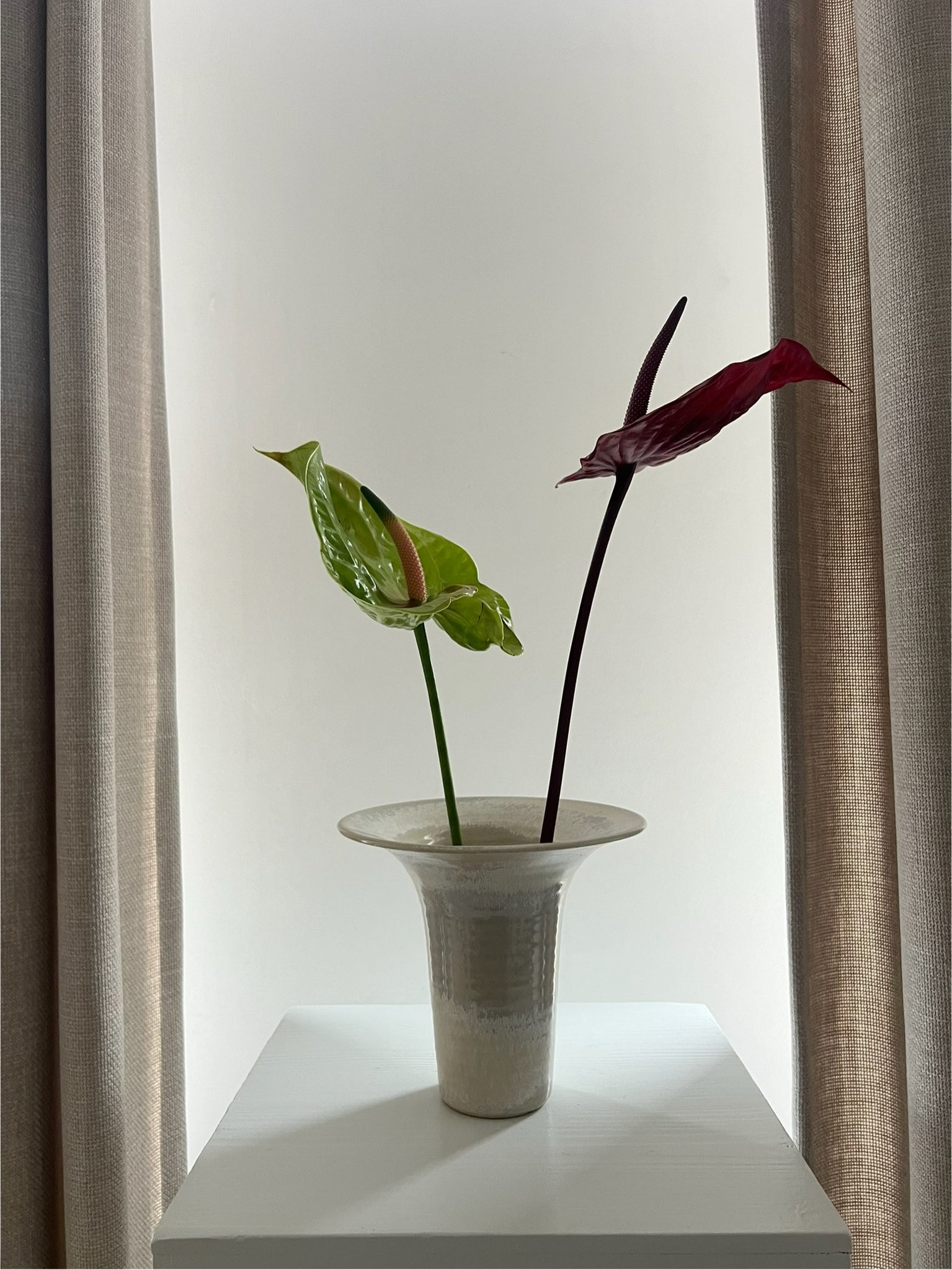 X Vintage handmade ceramic vase