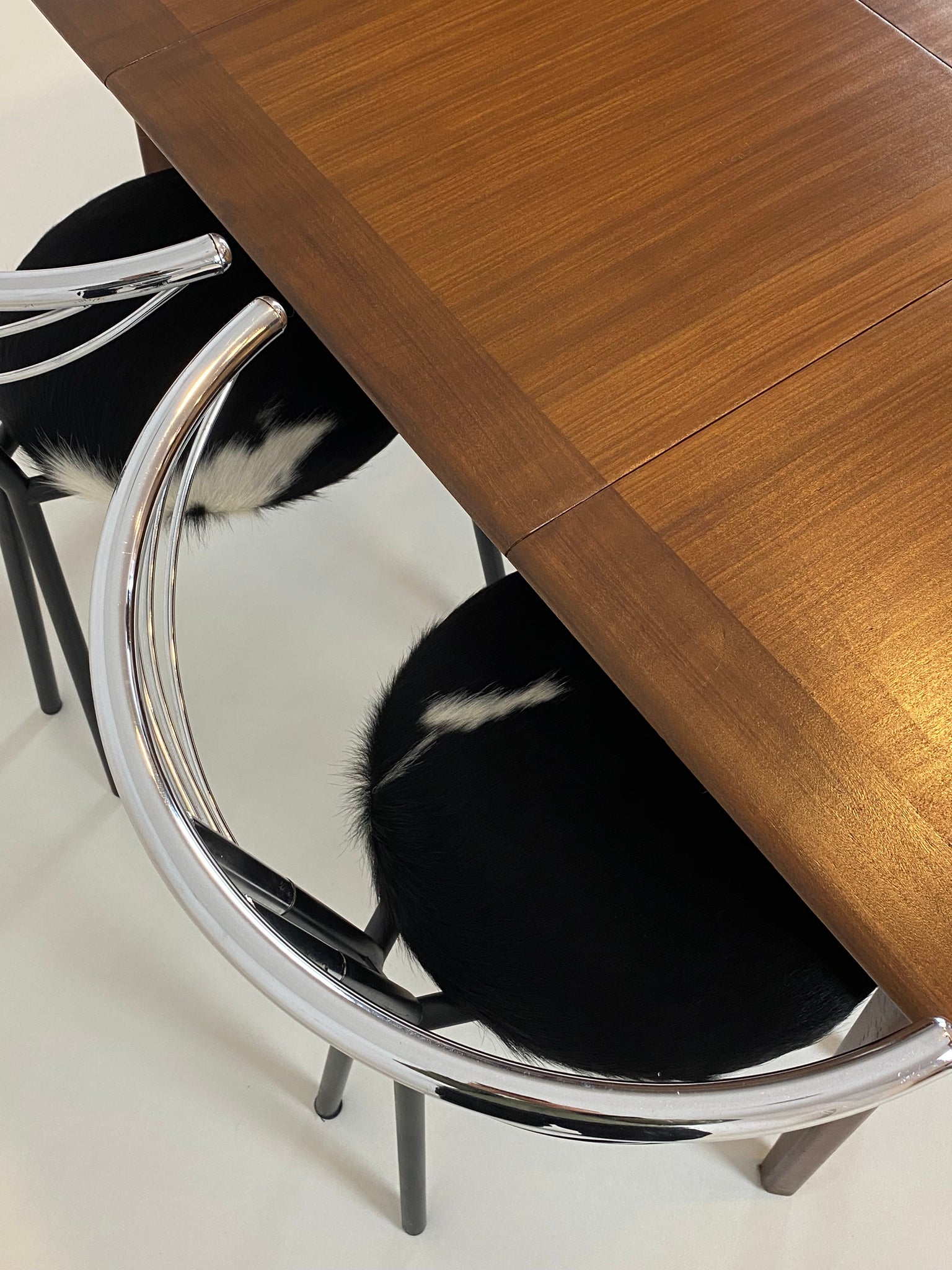 Vintage extendable dining table by Louis Van Teeffelen for Wébé