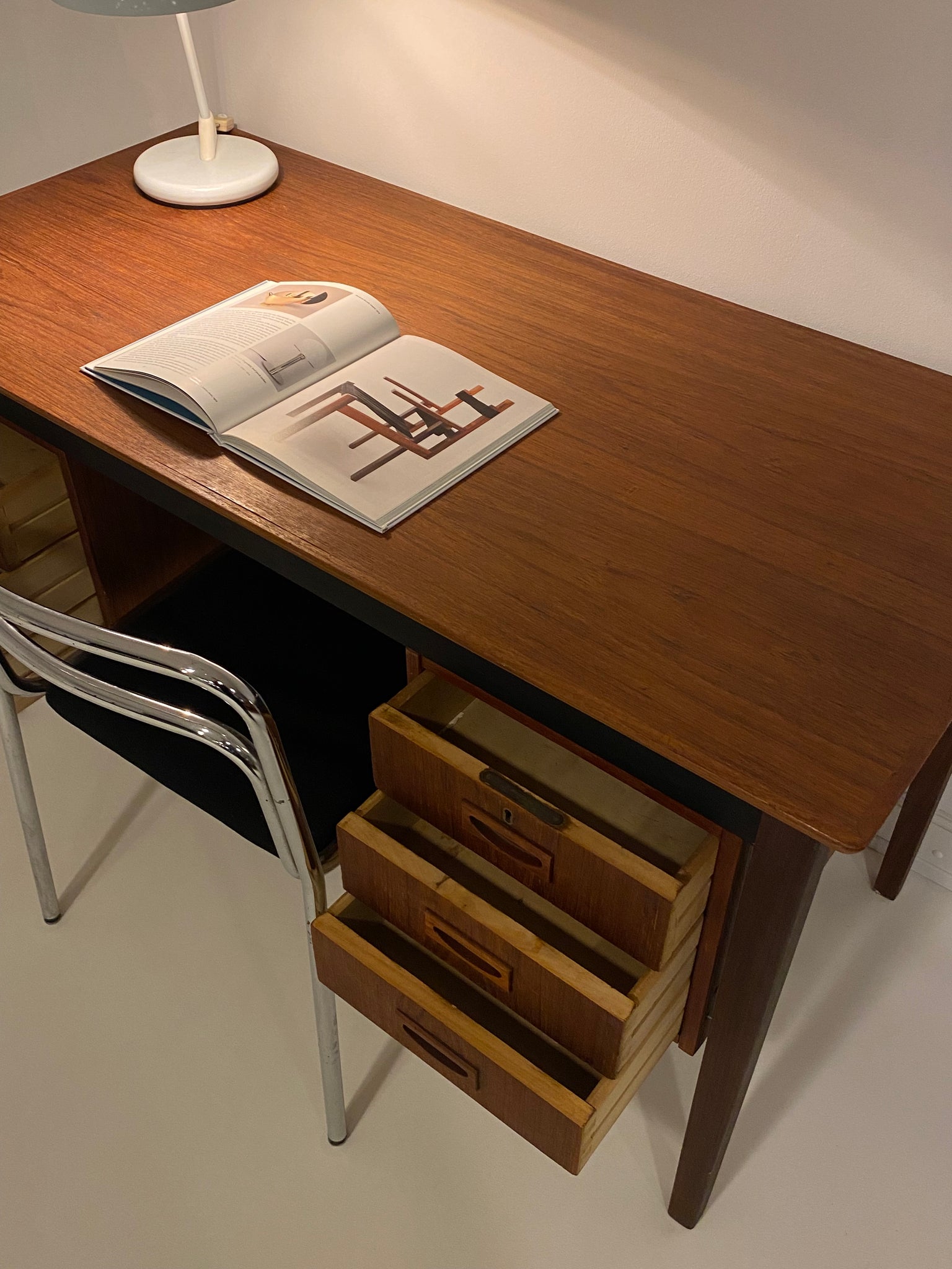 Vintage solid wood desk