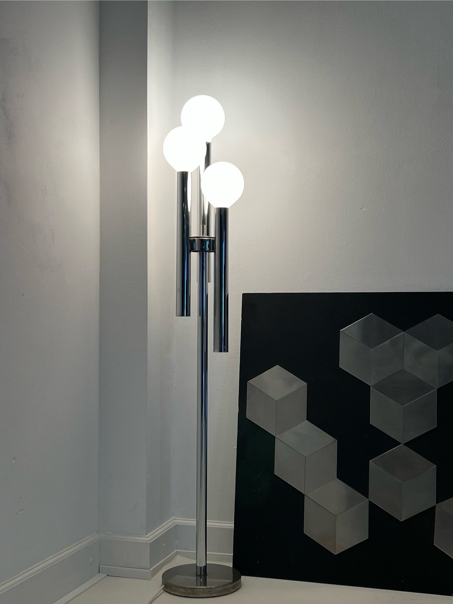 Vintage space age floor lamp