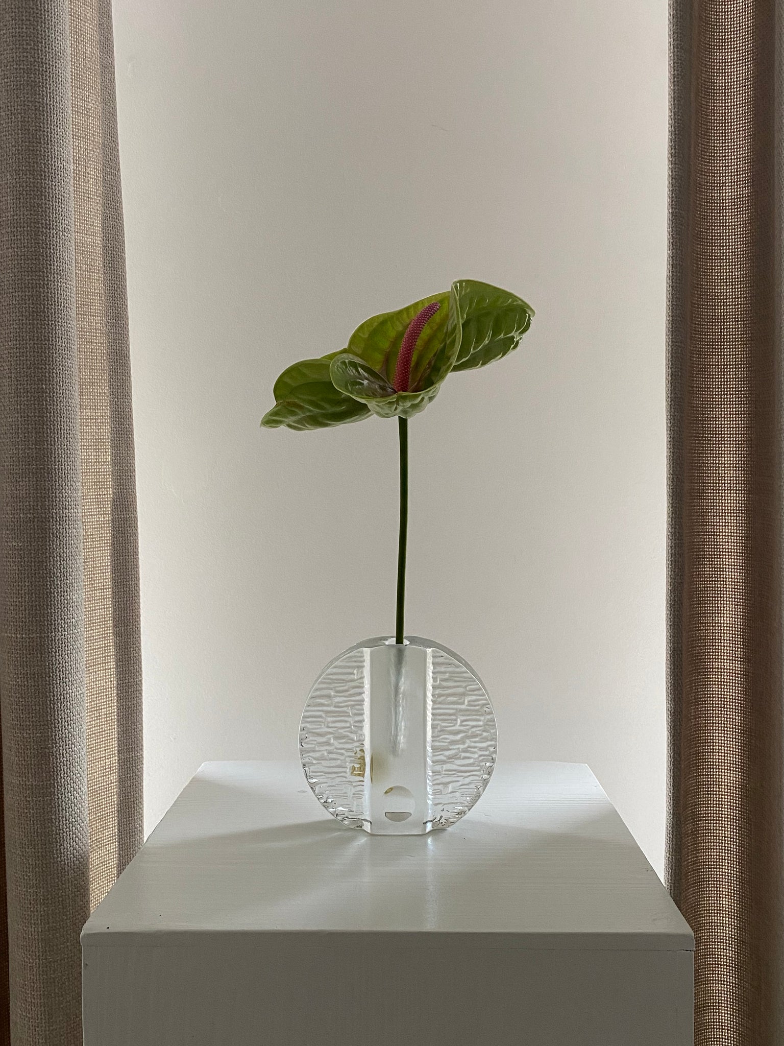 Vintage Walther glass vase – 1970s