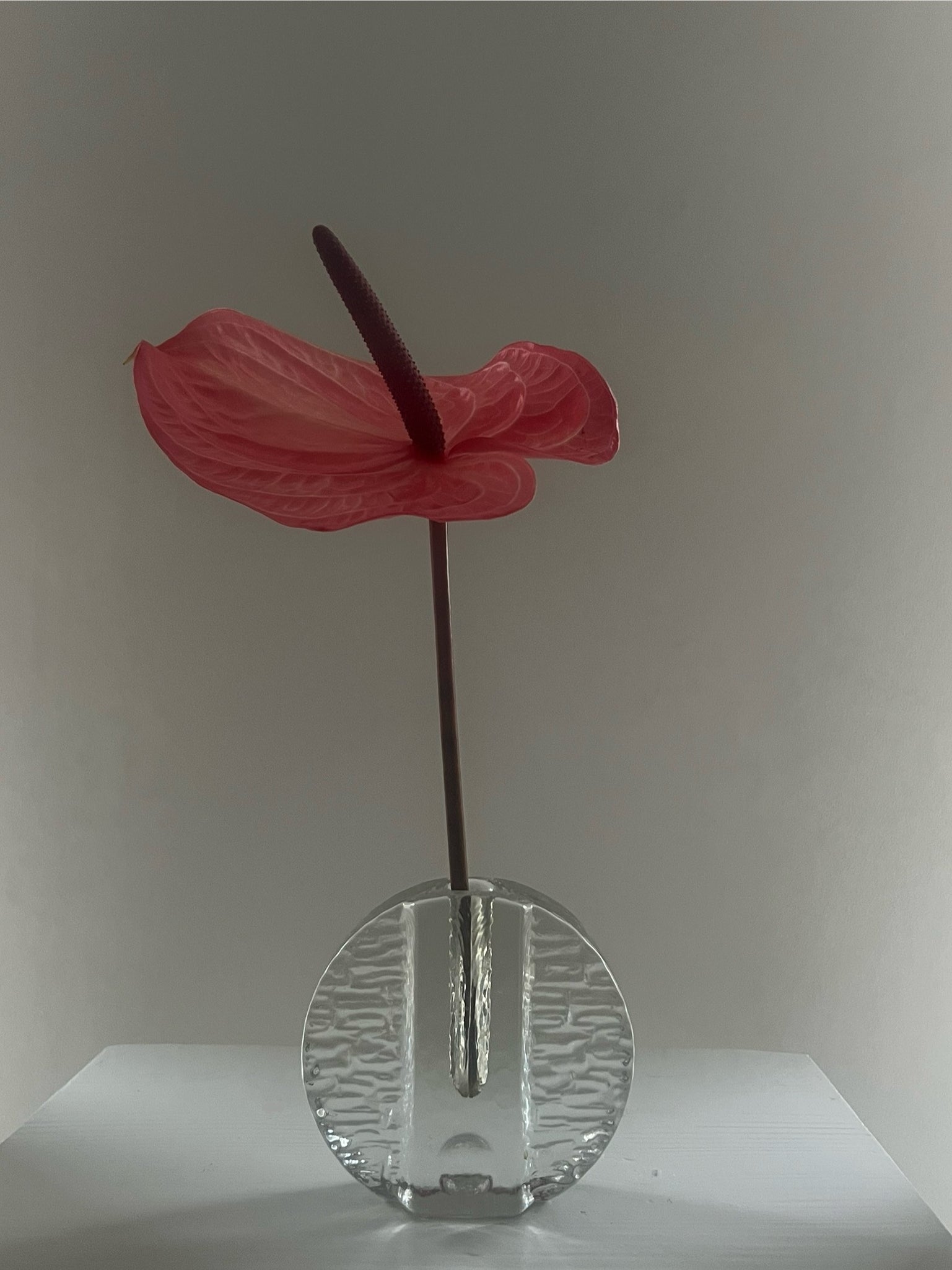 Small vintage Walther glass vase