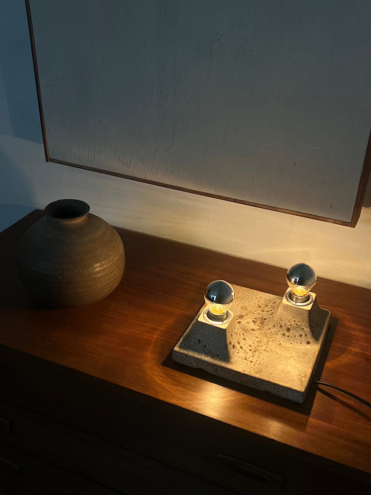 Vintage ceramic wall/table lamp
