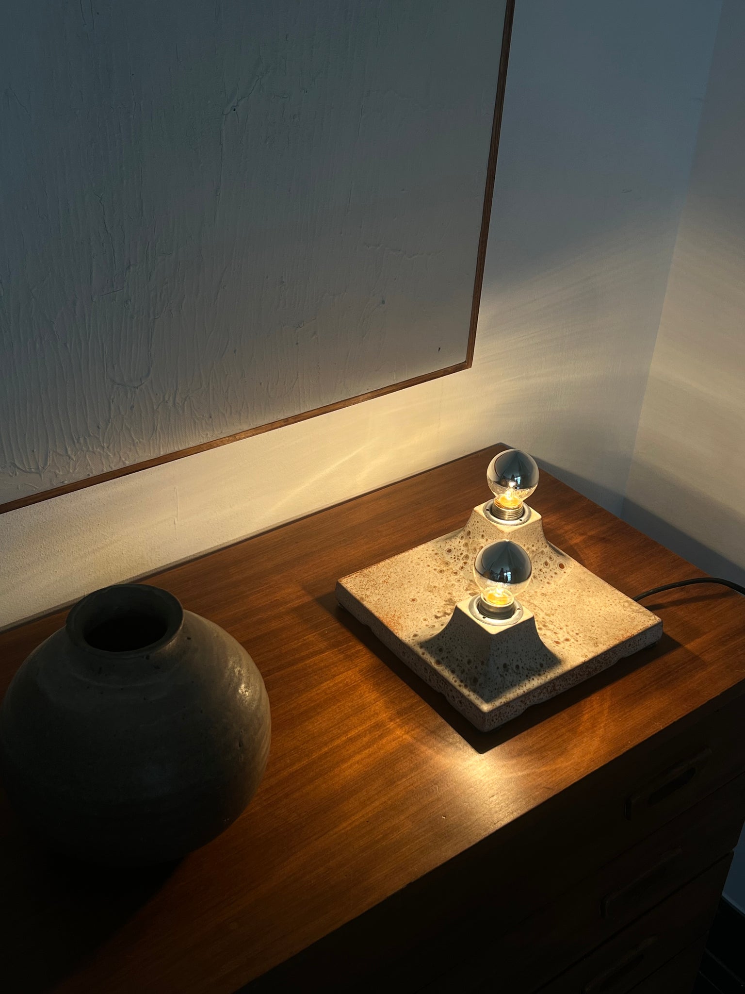 Vintage ceramic wall/table lamp
